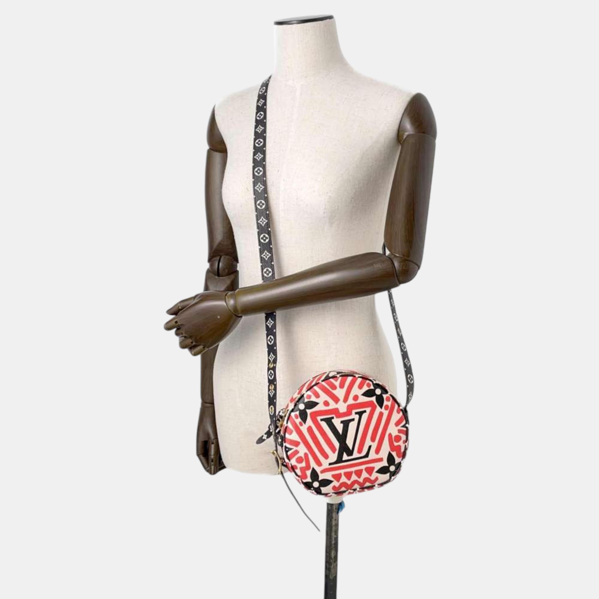 Louis Vuitton Rouge Monogram LV Crafty Boite Chapeau Soupour Claim Giant 