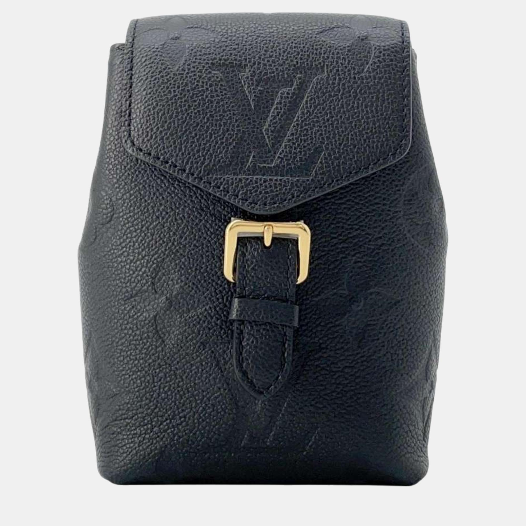 

Louis Vuitton Noir Monogram Empreinte Leather Tiny Backpack, Black