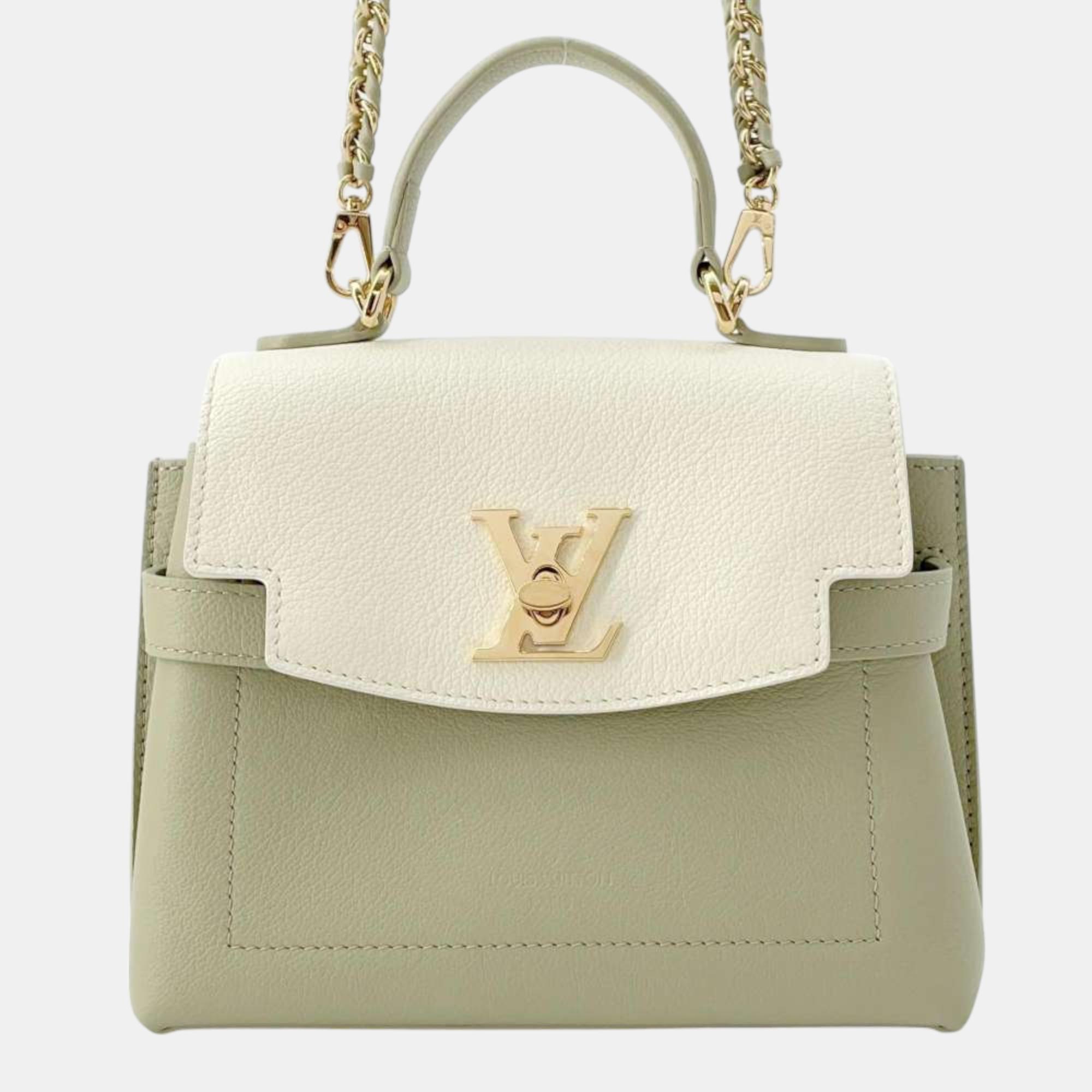 

Louis Vuitton Rock Me Ever Green/White Grained Calf Leather Size MINI