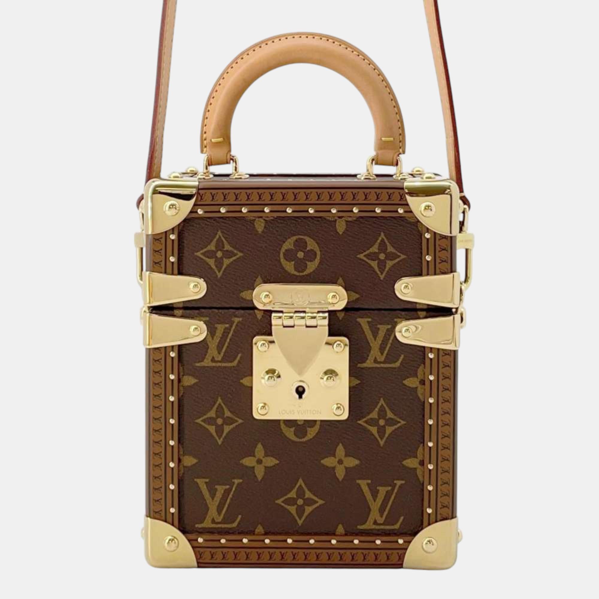 

Louis Vuitton Beige Monogram Camera Box Bag, Brown