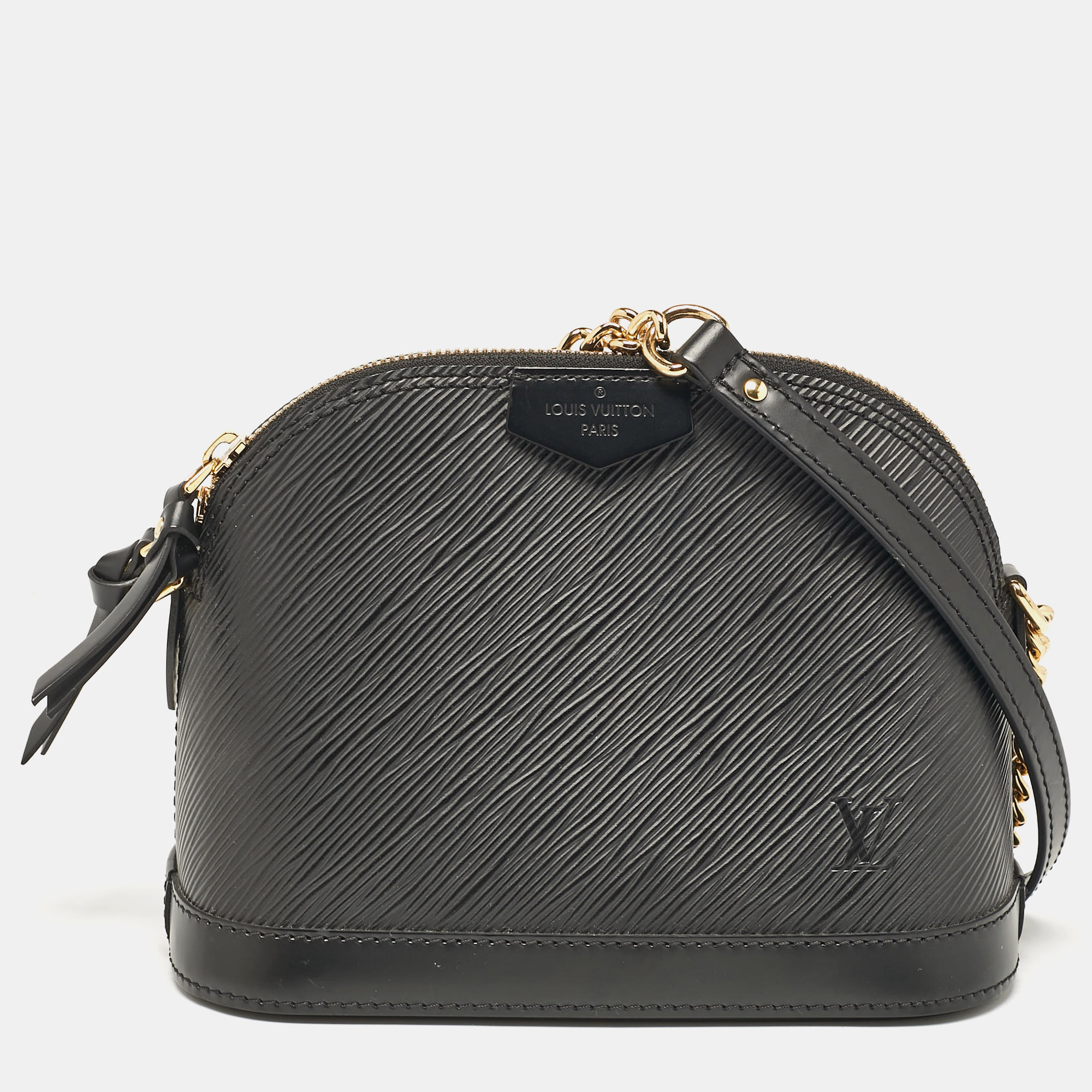 

Louis Vuitton Black Epi Leather Mini Alma Bag