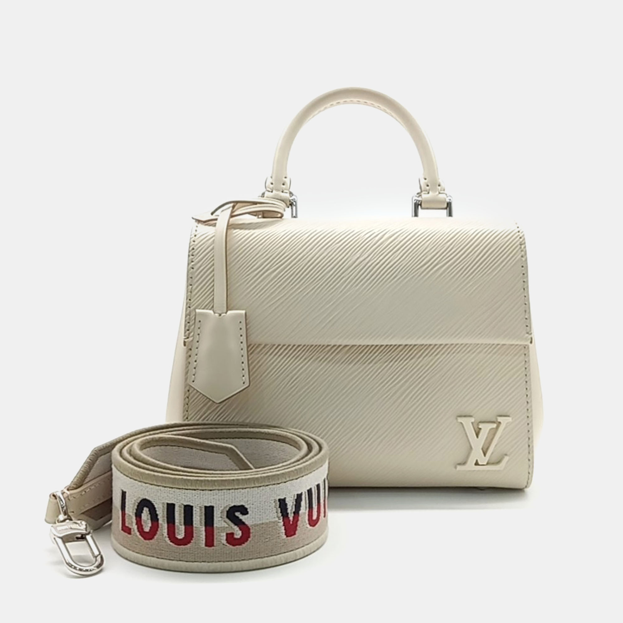 

Louis Vuitton Epi Clooney Mini Bag, White