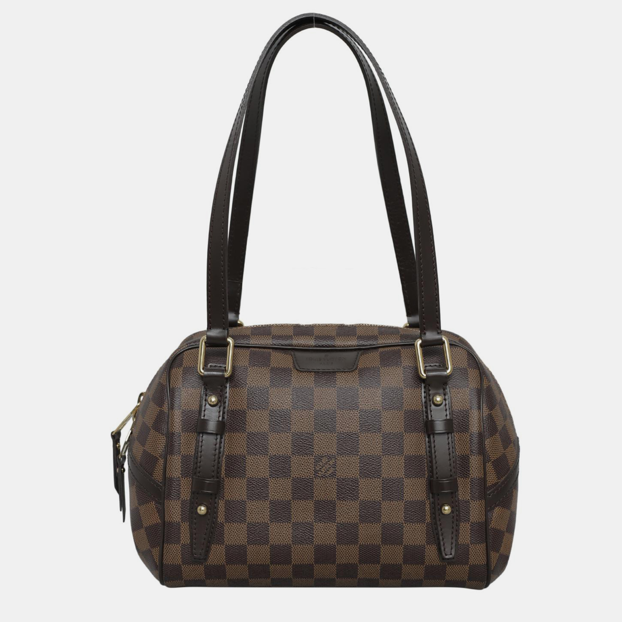 

Louis Vuitton Damier Ebene Rivington PM Bag, Brown