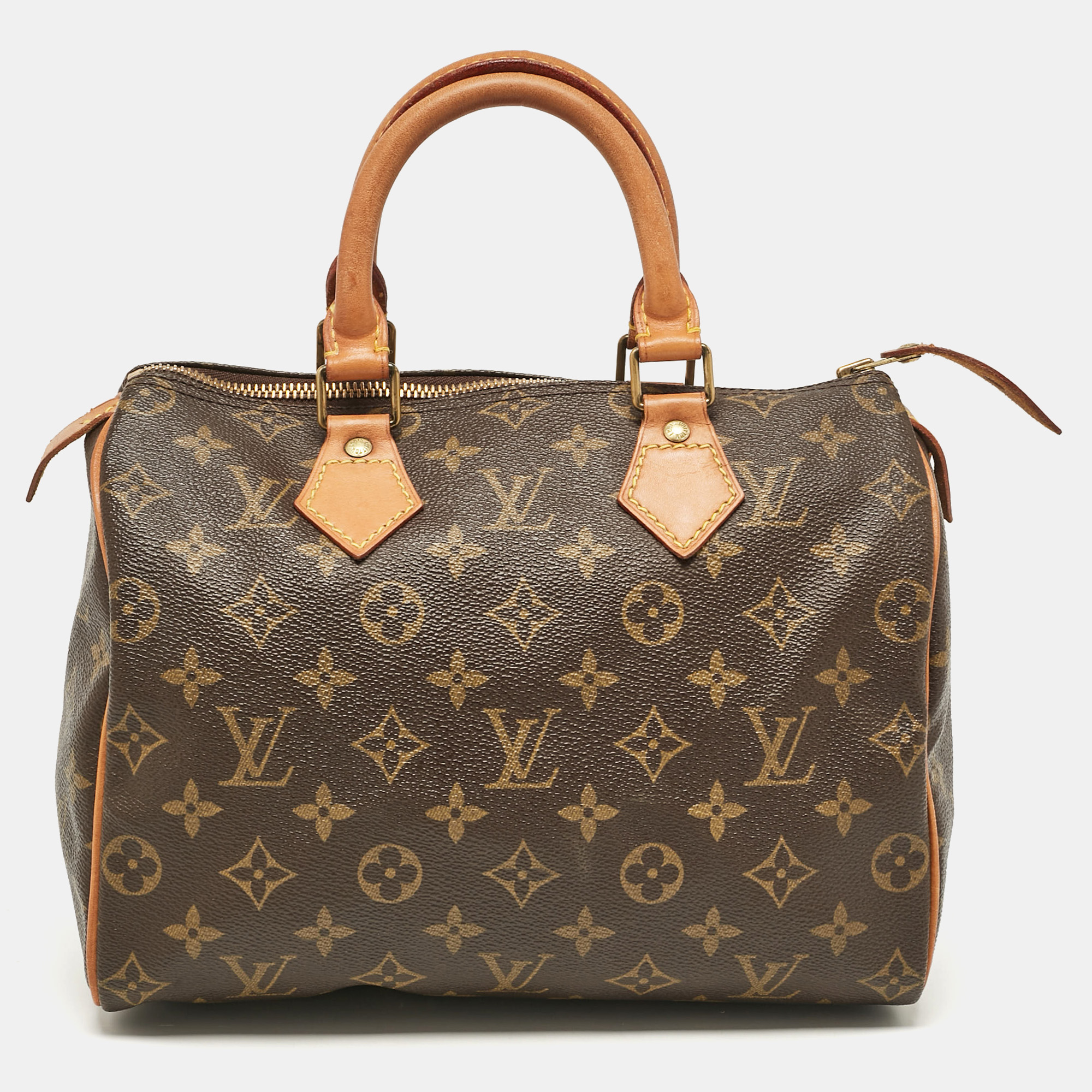 

Louis Vuitton Monogram Canvas Speedy 25 Bag, Brown