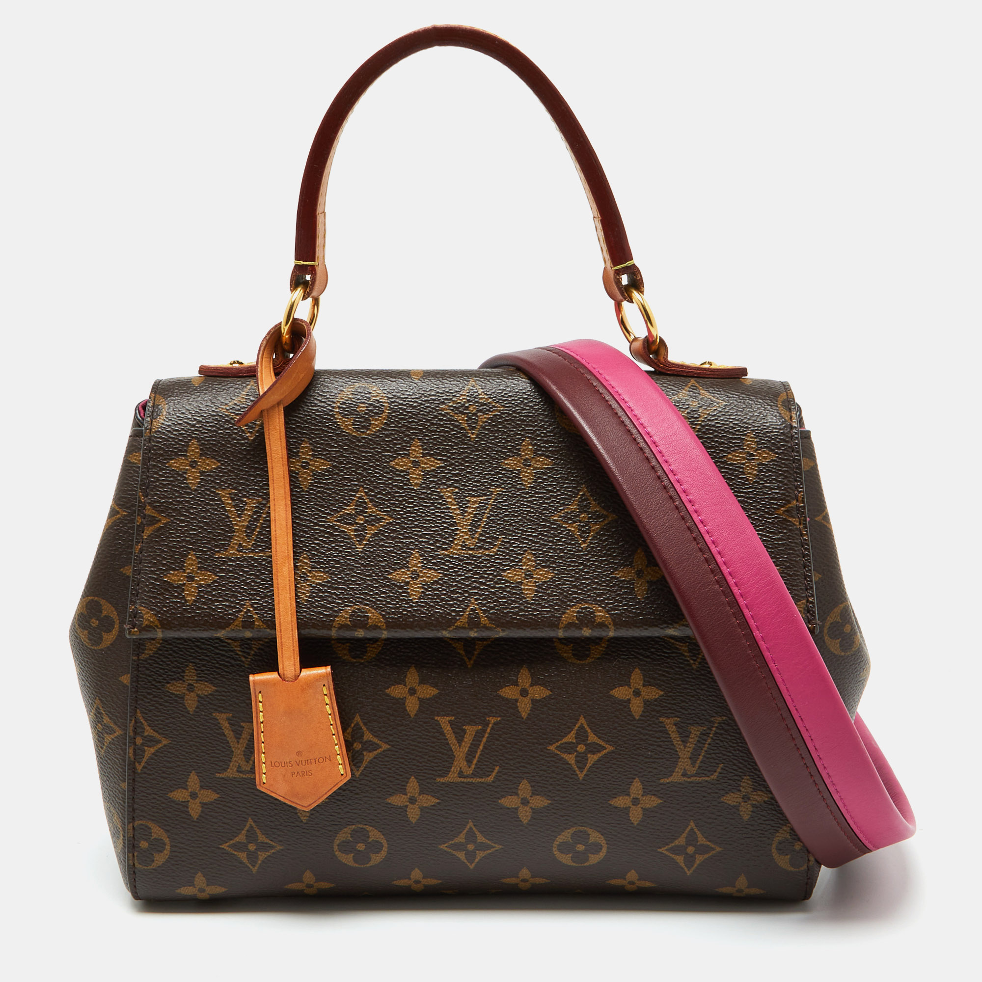 

Louis Vuitton Monogram Canvas Cluny BB Bag, Brown