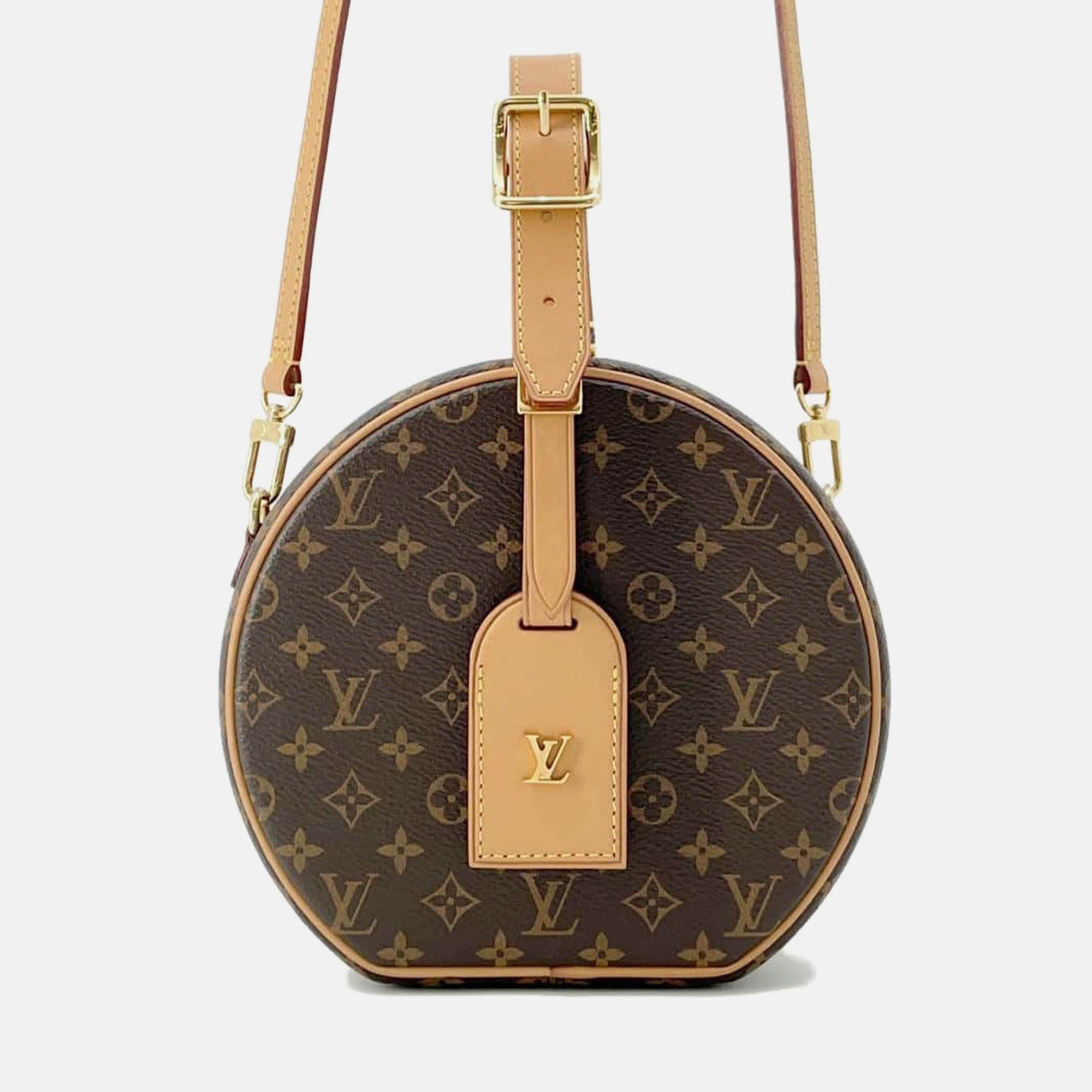 

Louis Vuitton Beige Monogram Petit Boite Chapeau bag