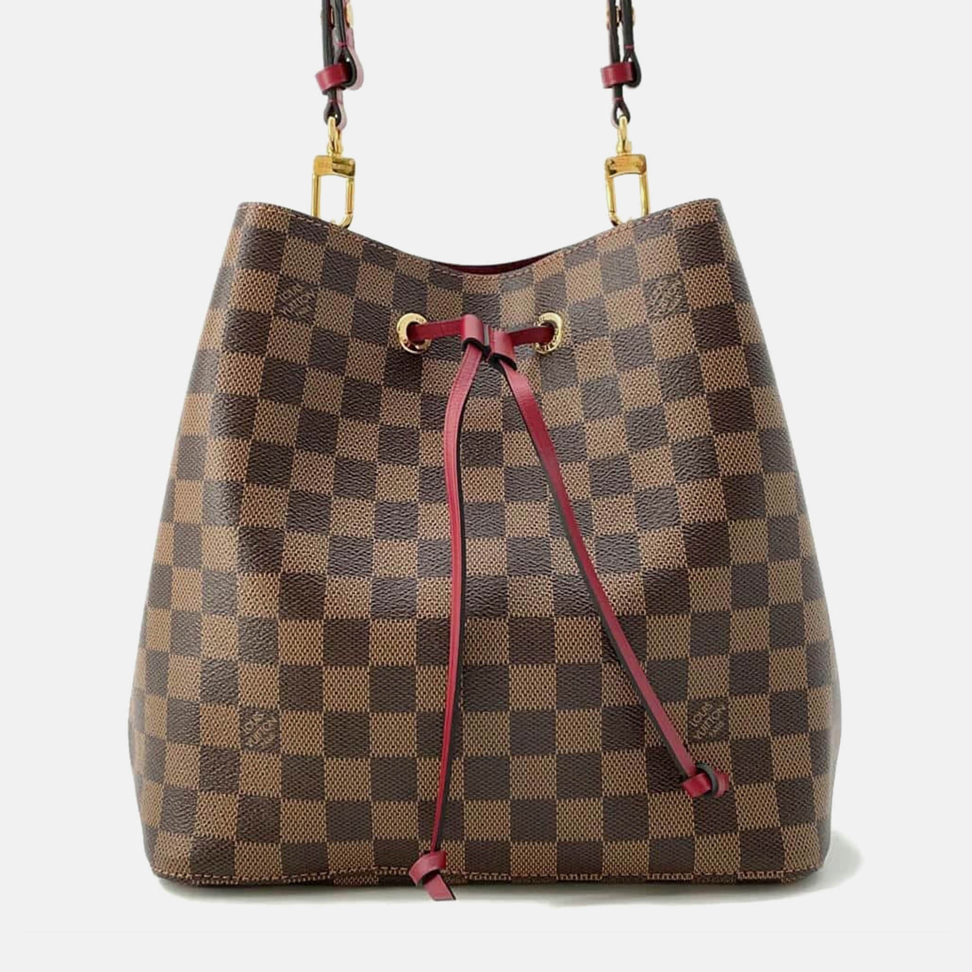 

Louis Vuitton Cherry Very Damier Ebene Canvas Neonoe bag, Brown