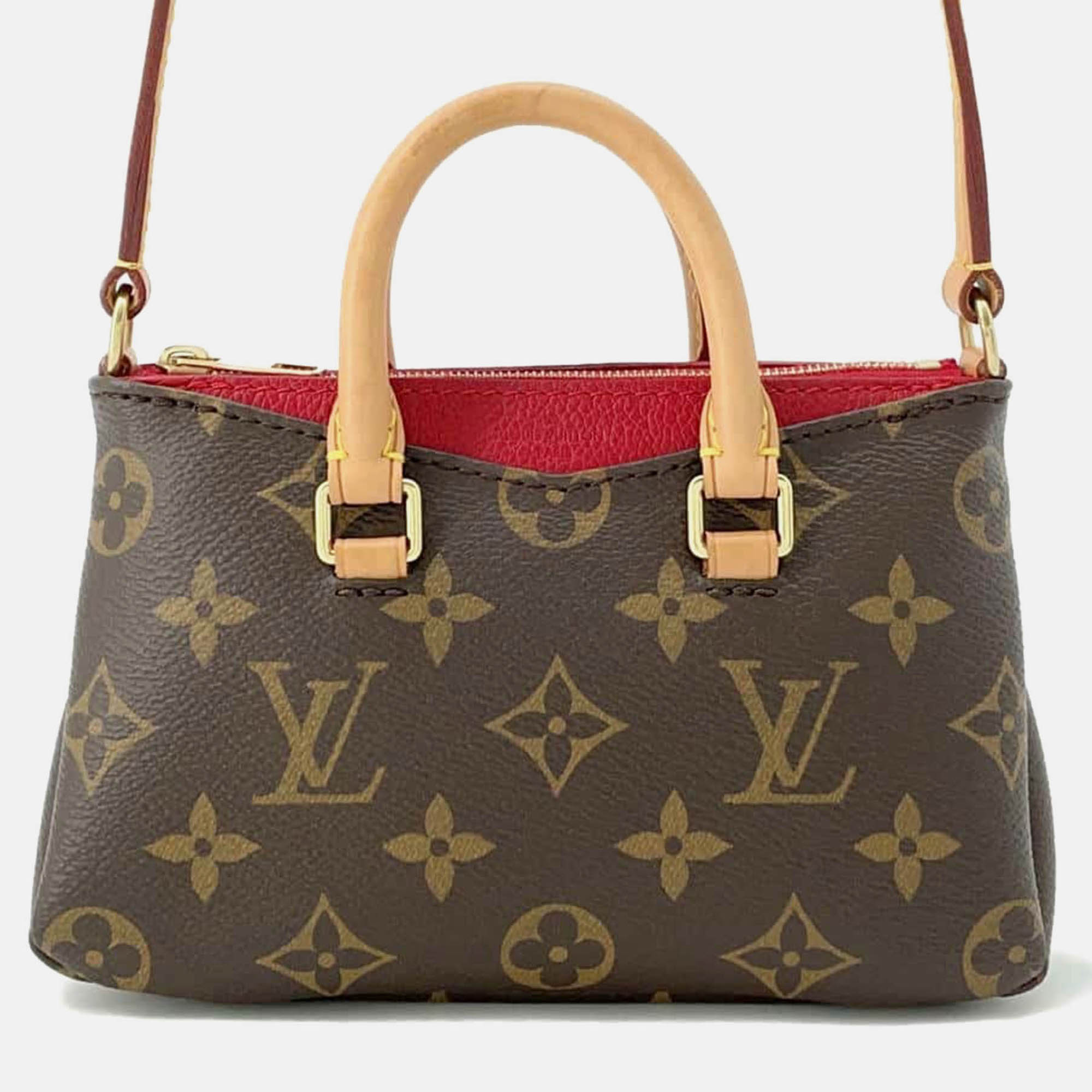 

Louis Vuitton Cerise Monogram Nano-Pallas bag, Brown