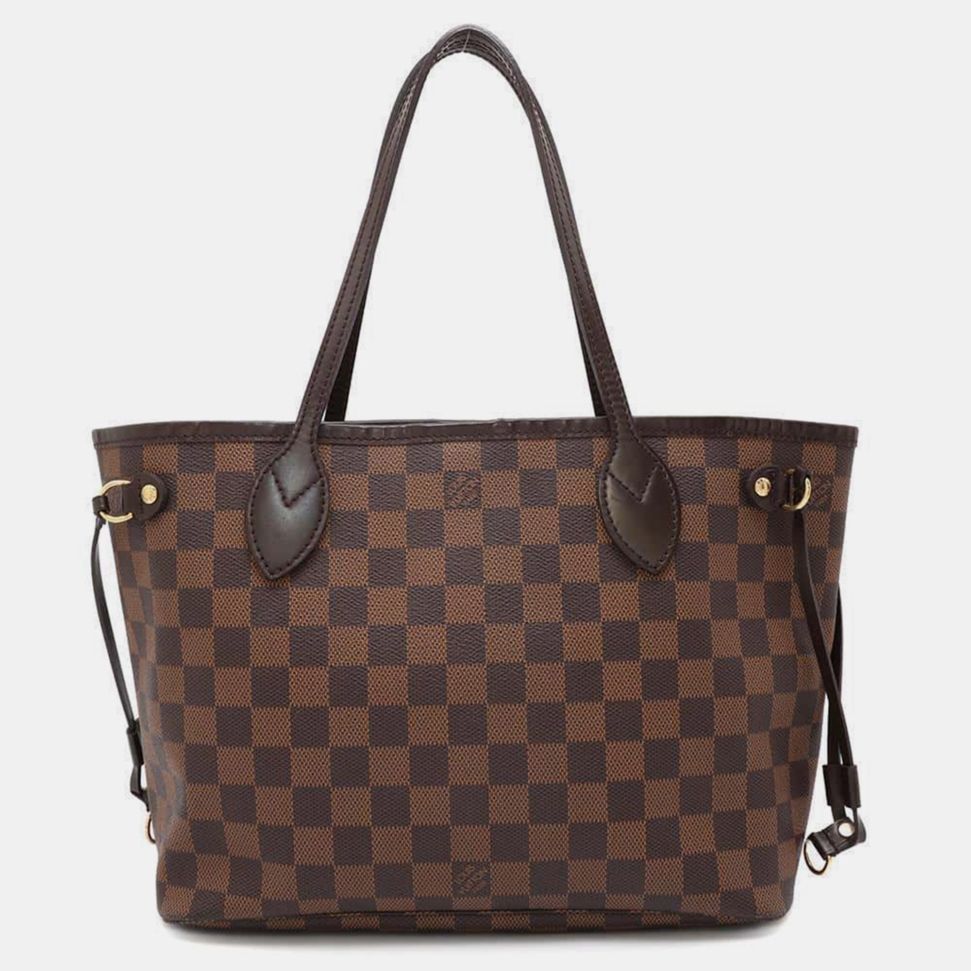 

Louis Vuitton Red Damier Ebene Canvas Neverfull Size PM, Brown