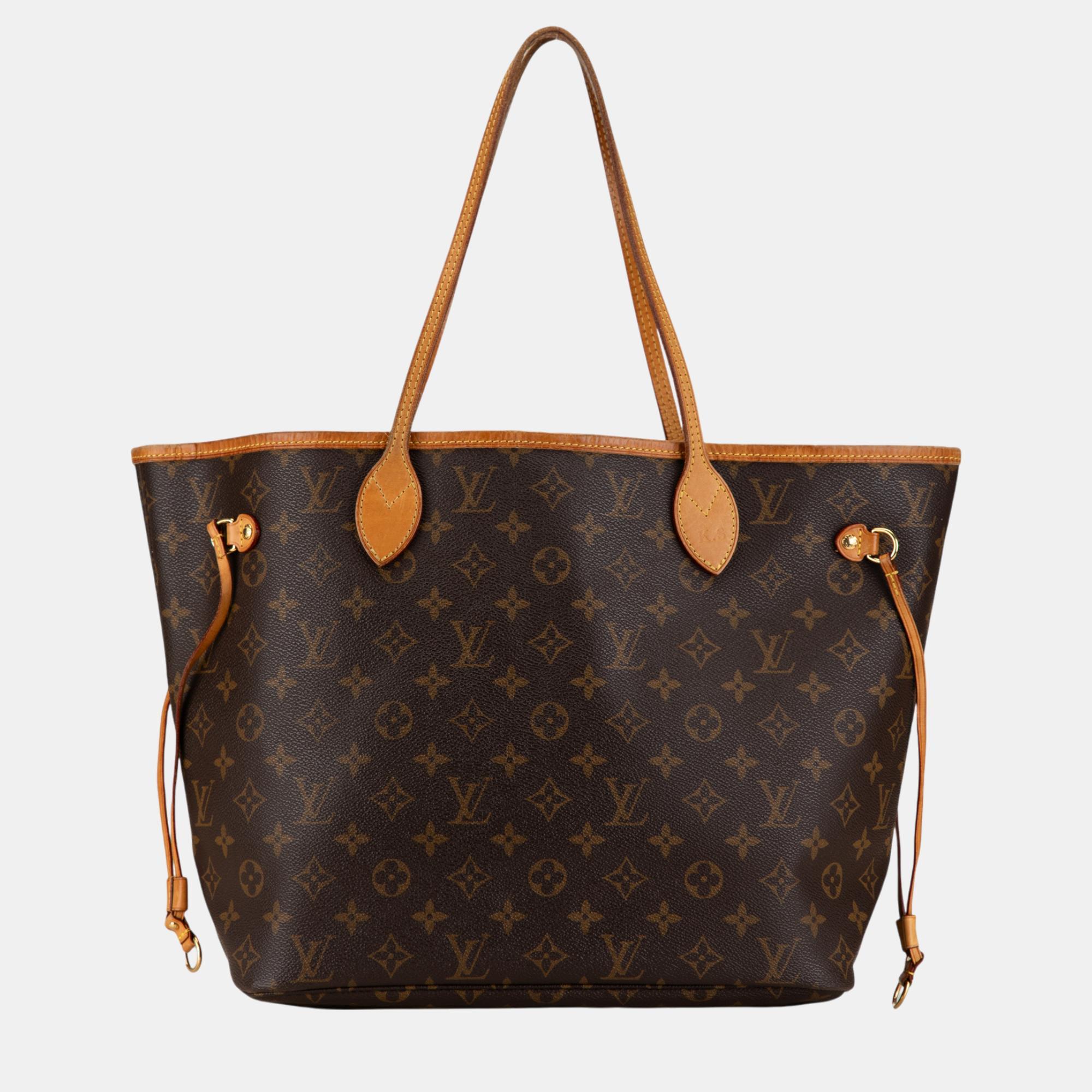 

Louis Vuitton Brown Monogram Neverfull MM