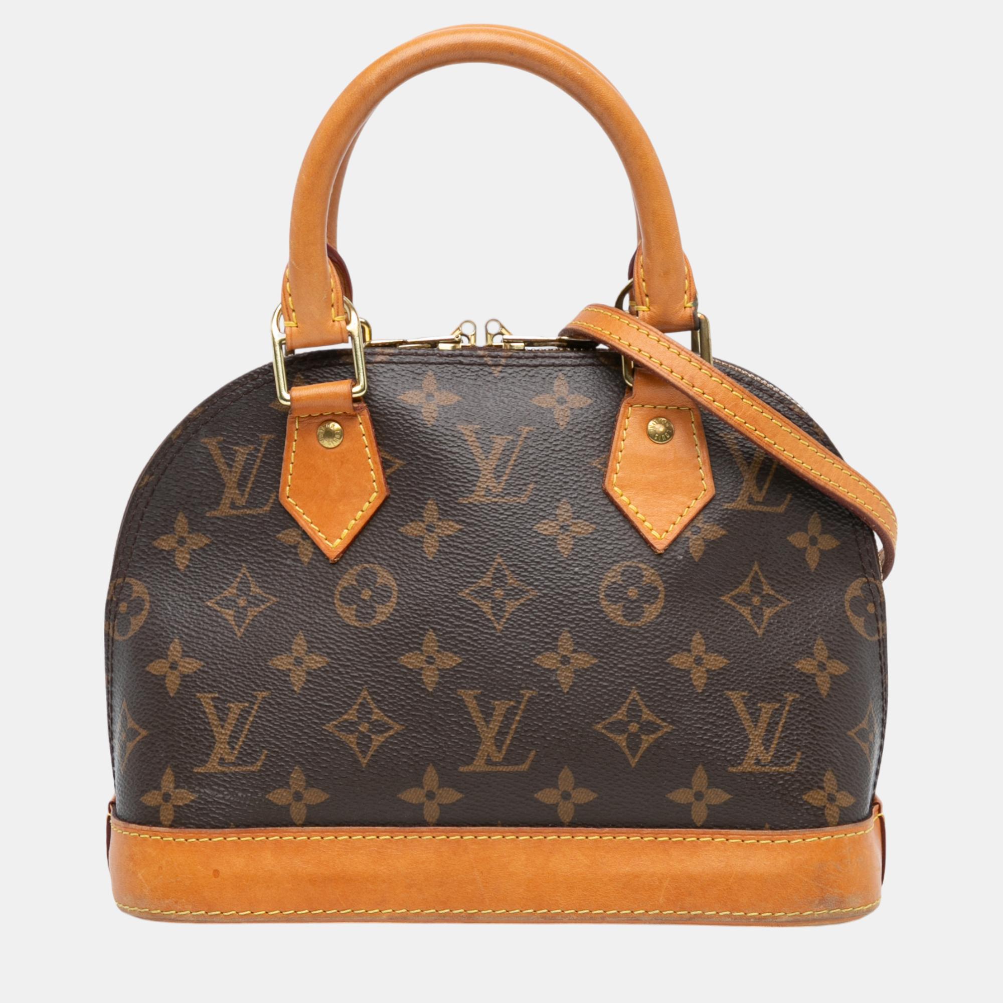 

Louis Vuitton Brown Monogram Alma BB