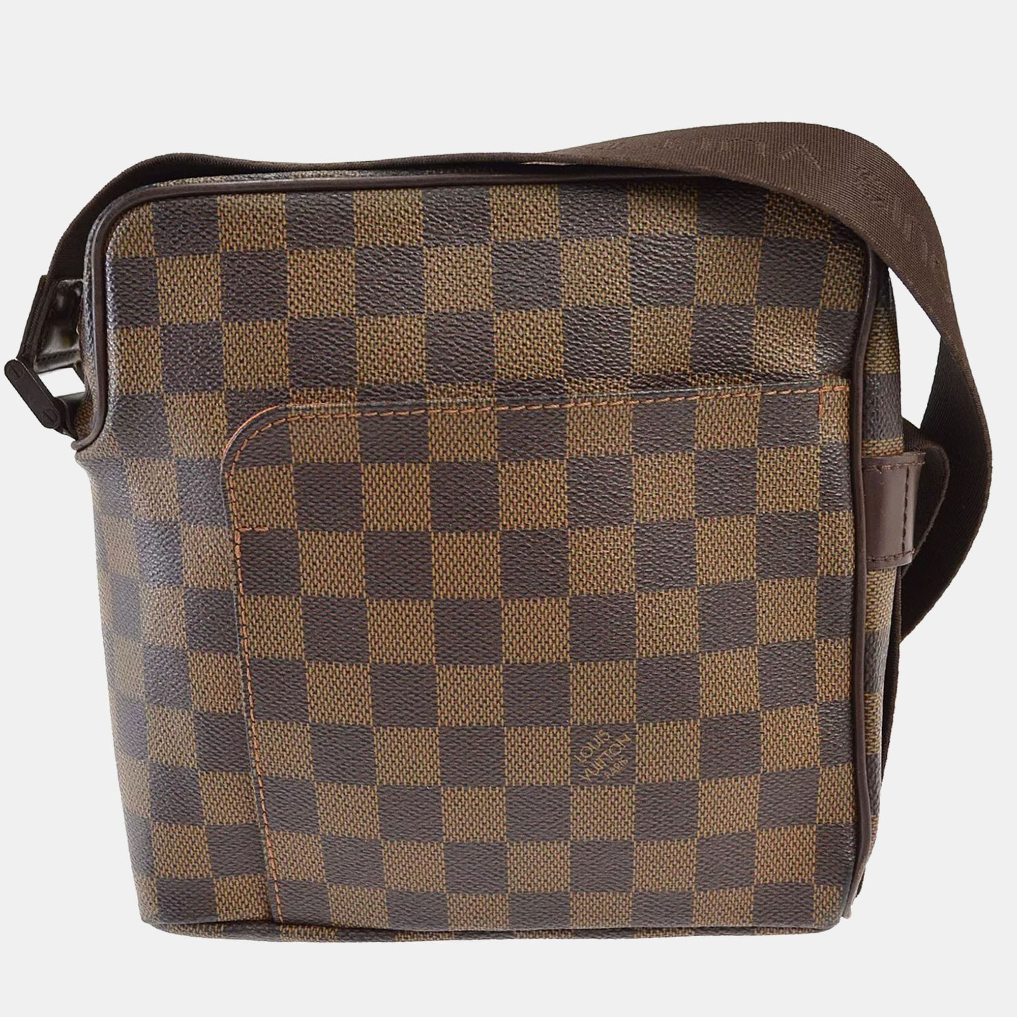 

Louis Vuitton Damier Olaf Pm Shoulder Bag, Brown