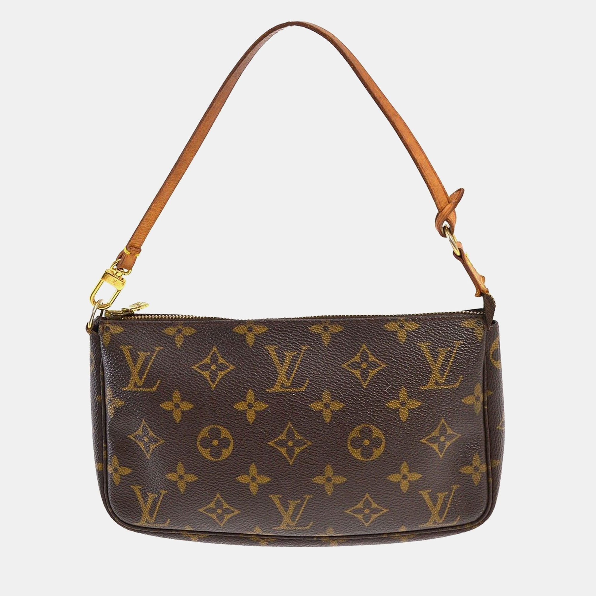 

Louis Vuitton Monogram Pochette Accessoires Handbag, Brown