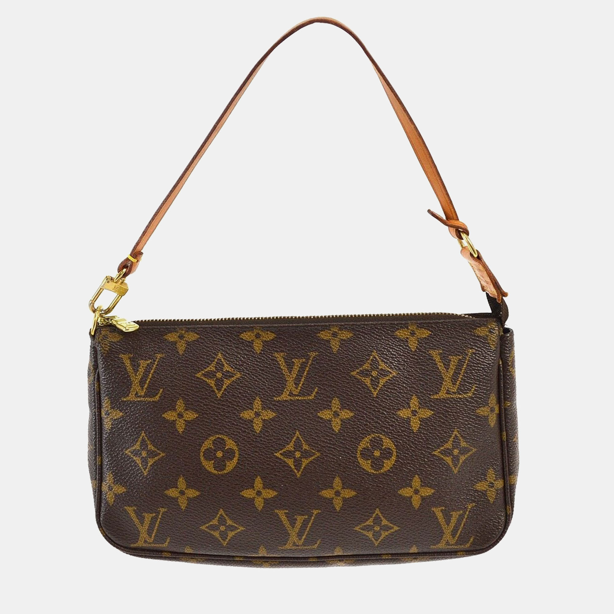 

Louis Vuitton Monogram Pochette Accessoires Handbag, Brown