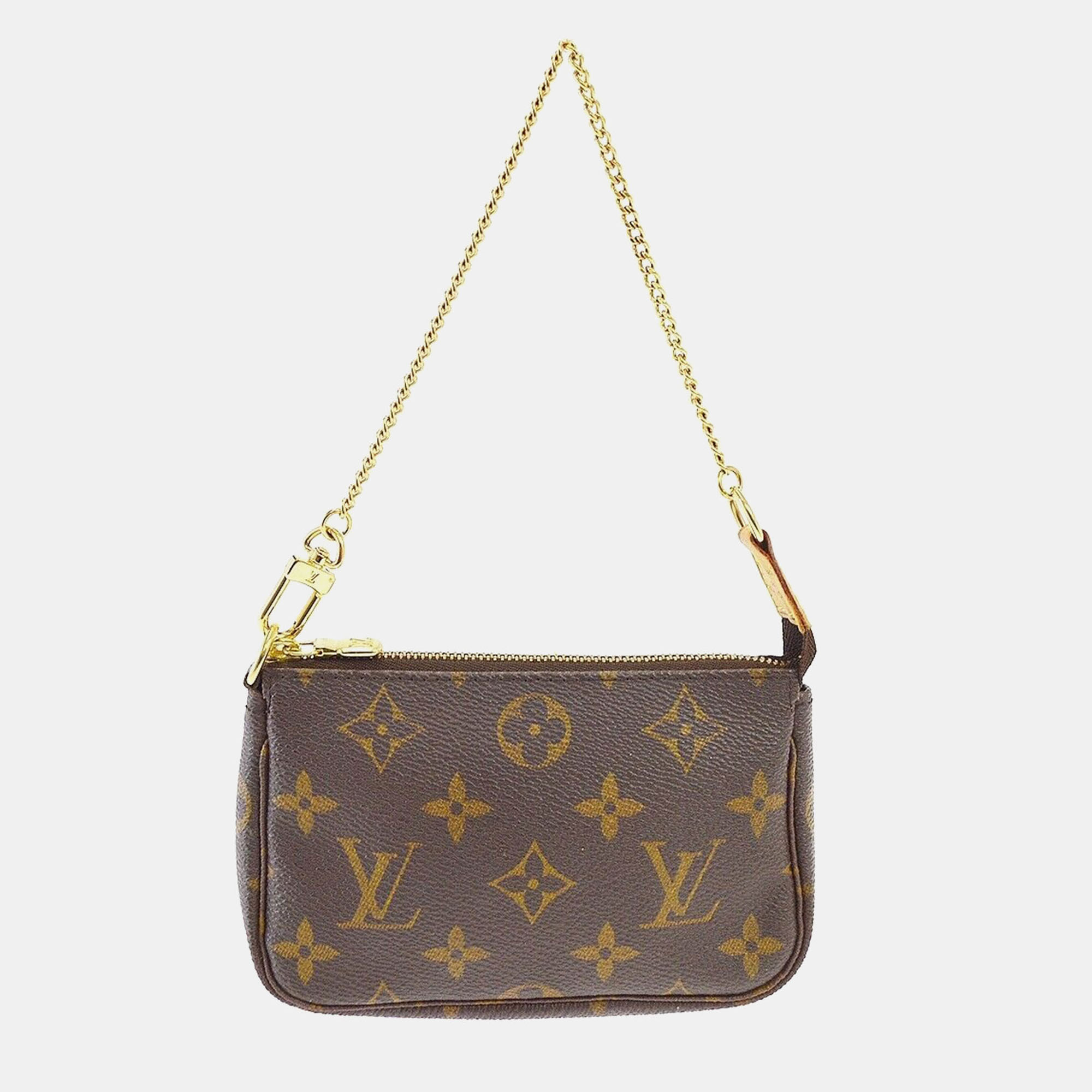 

Louis Vuitton Monogram Mini Pochette Accessoires Handbag, Brown