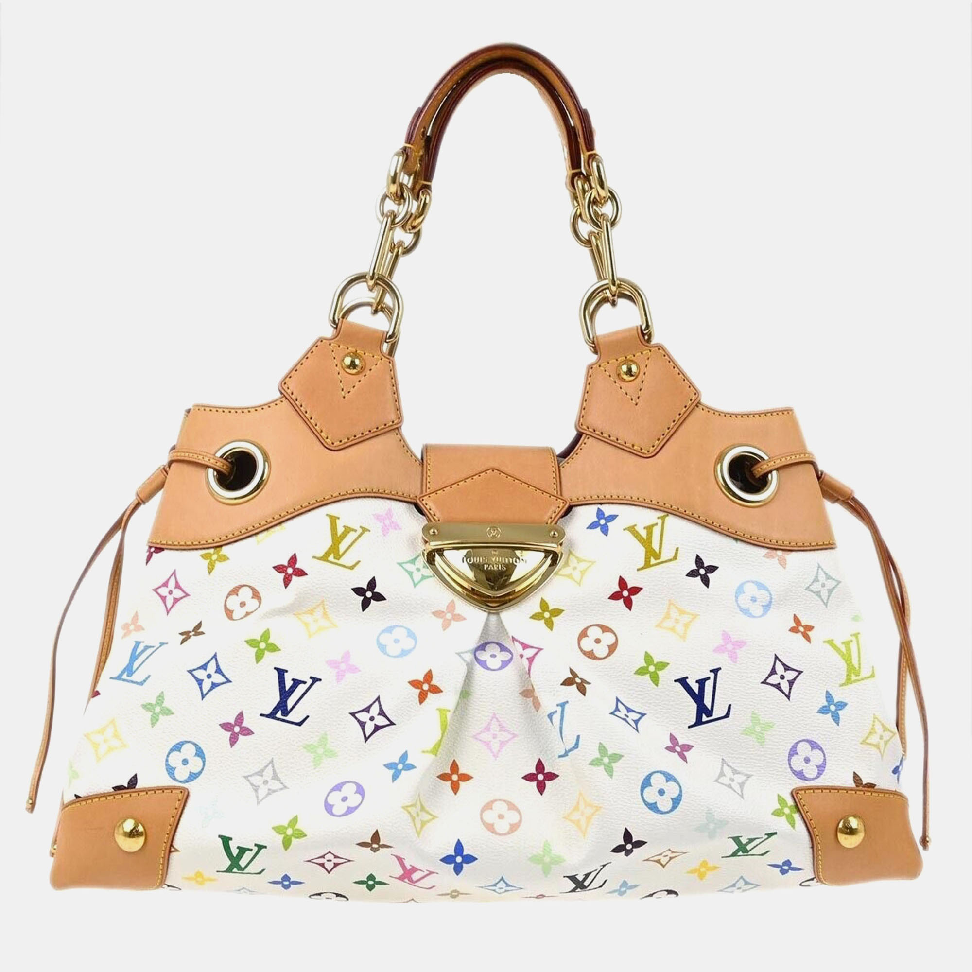 

Louis Vuitton White Monogram Multicolor Ursula Handbag