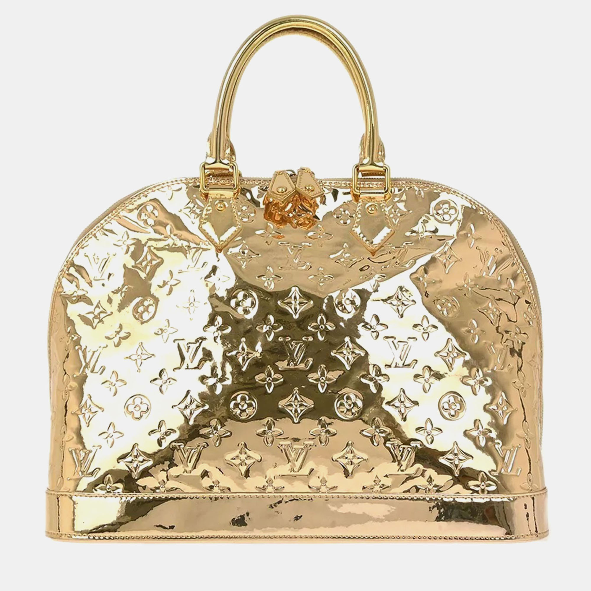 

Louis Vuitton Gold Monogram Miroir Alma Gm Handbag