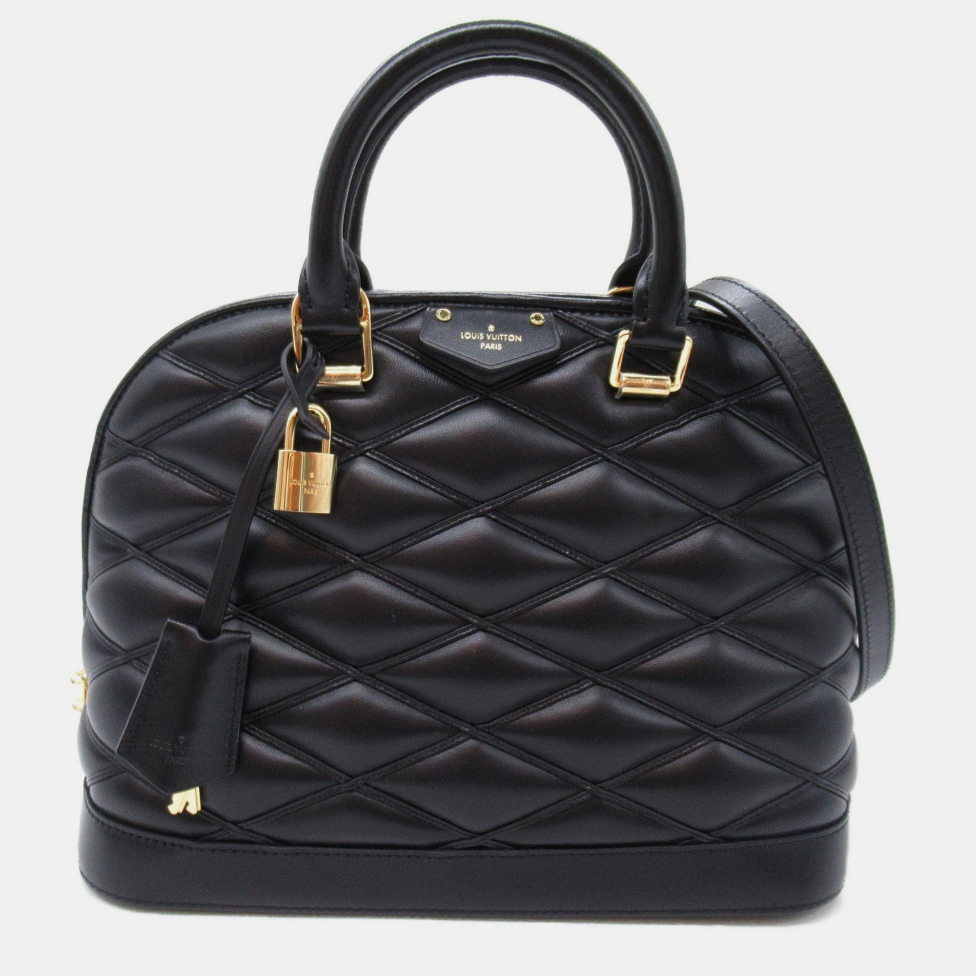 

Louis Vuitton Black Lambskin Alma PM Handbag