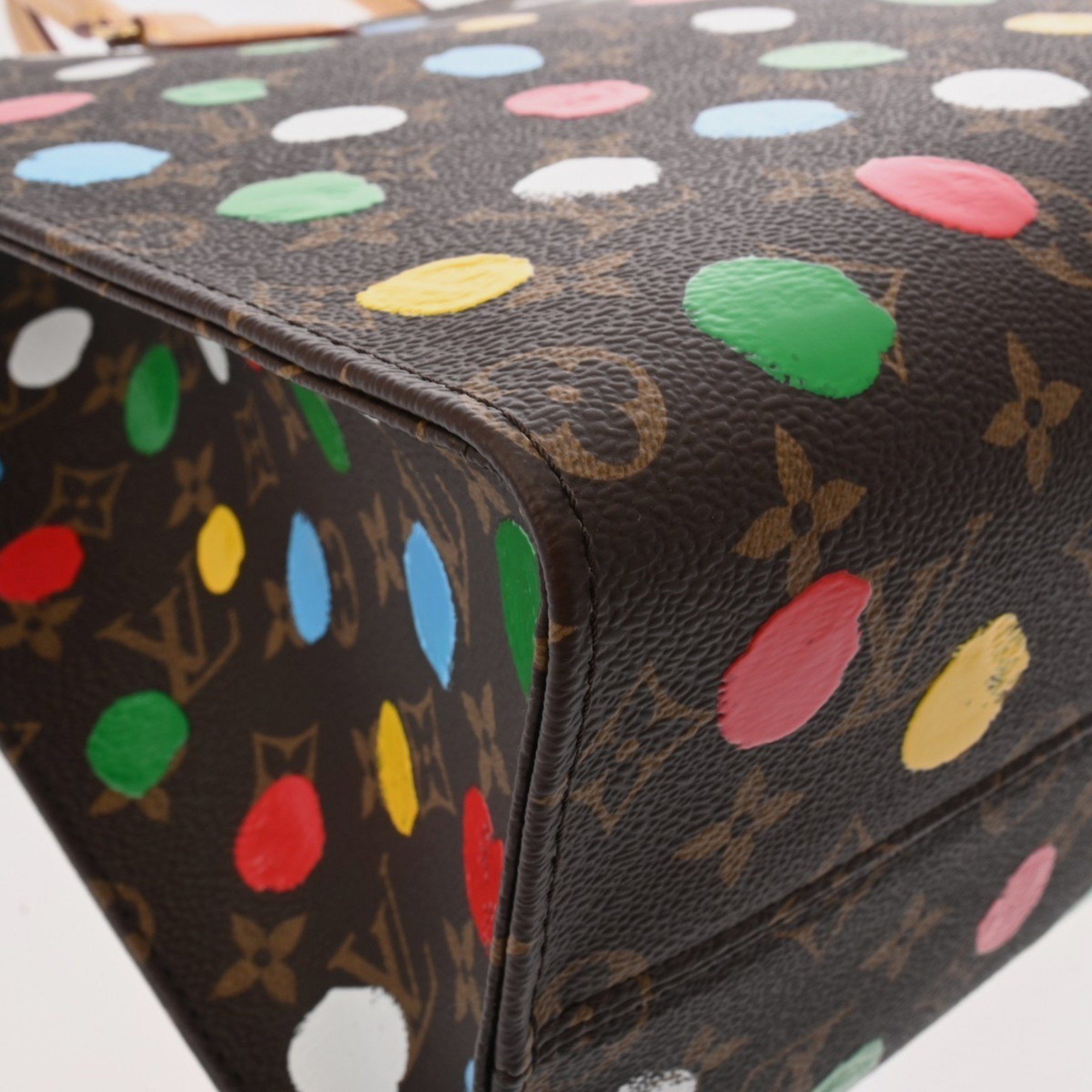 Louis Vuitton Brown/Multicolor Canvas Monogram On the Go MM Handbag 