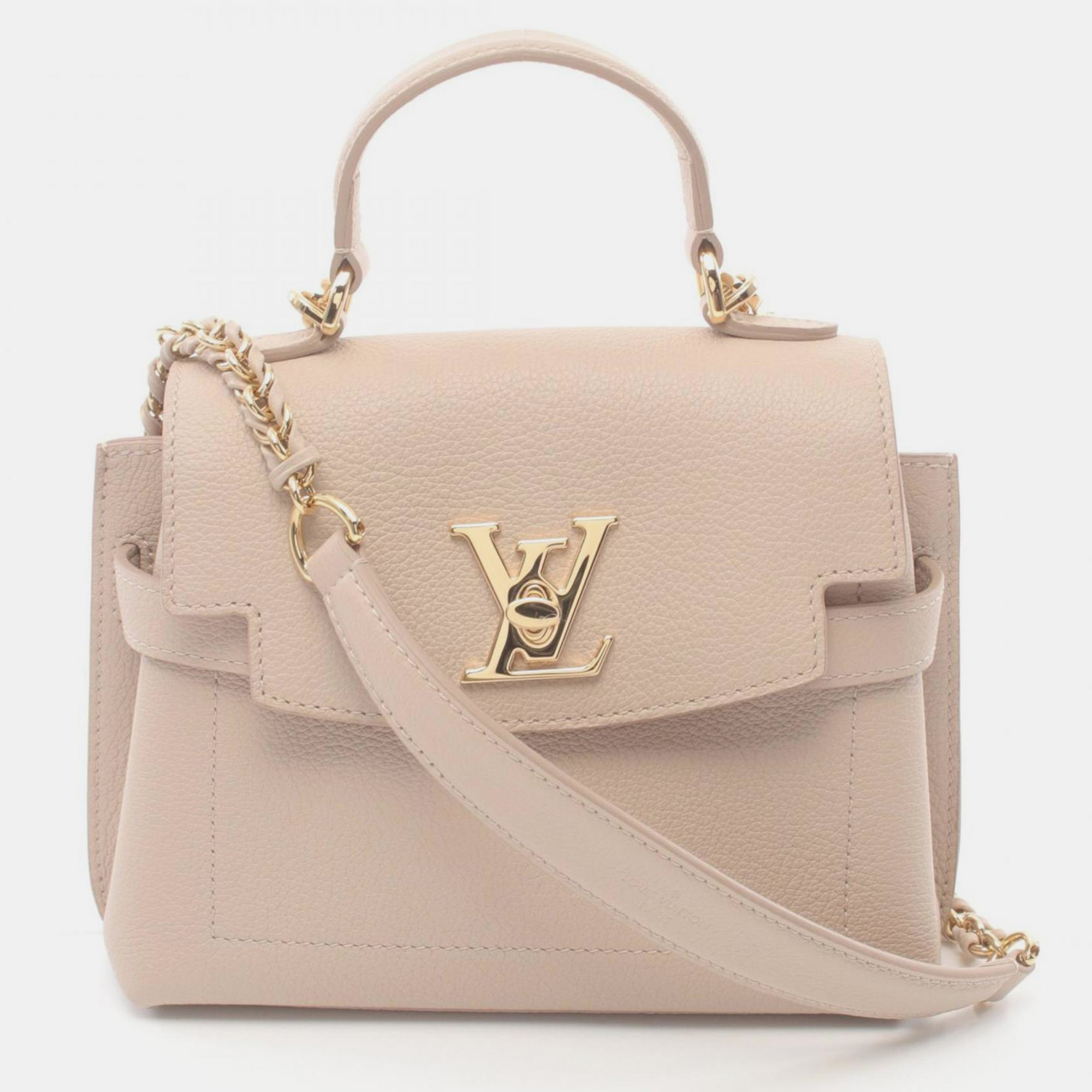 

Louis Vuitton Leather Beige Rock Me Ever MINI Greige Handbag