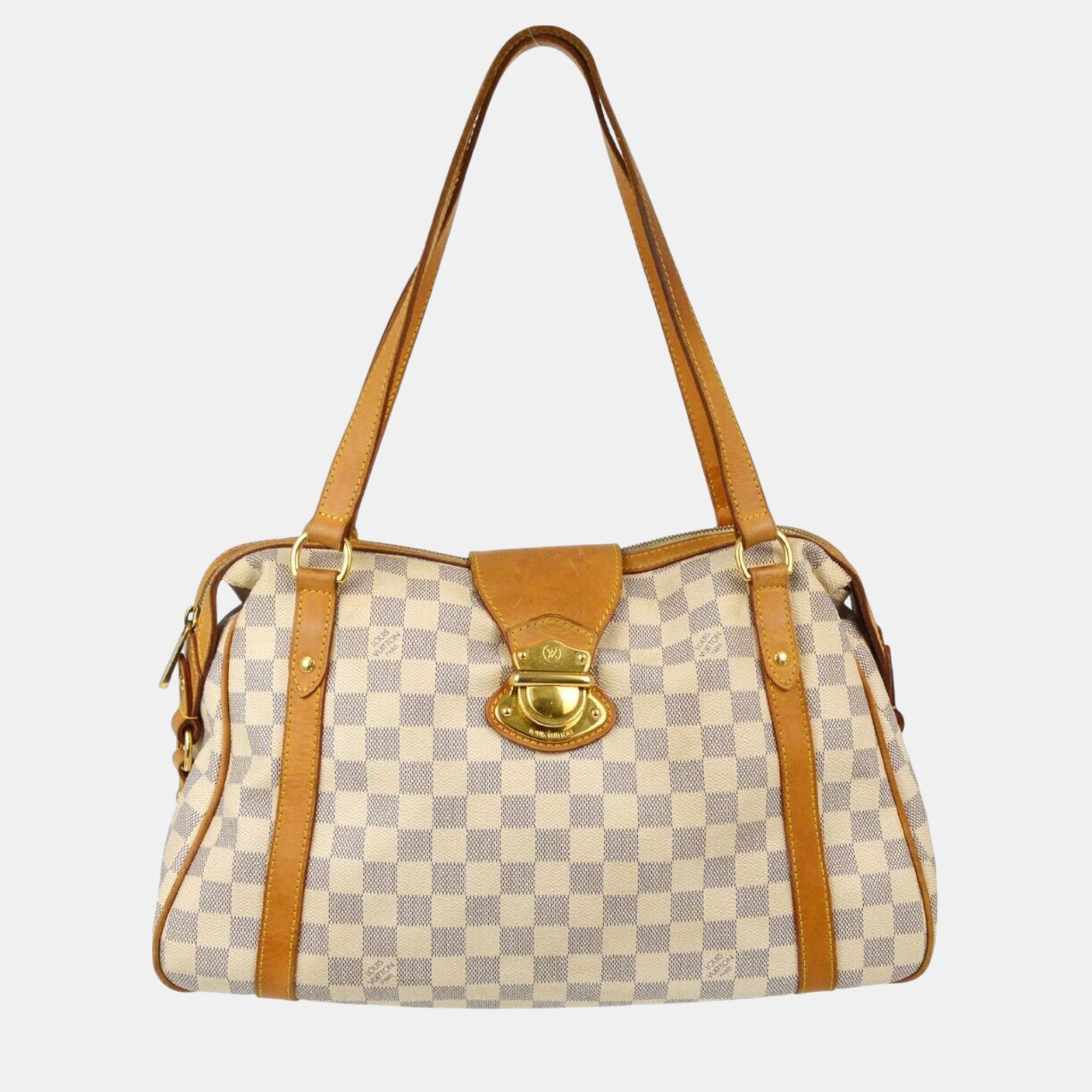 

Louis Vuitton Damier Azur Stresa PM Shoulder Bag, Blue