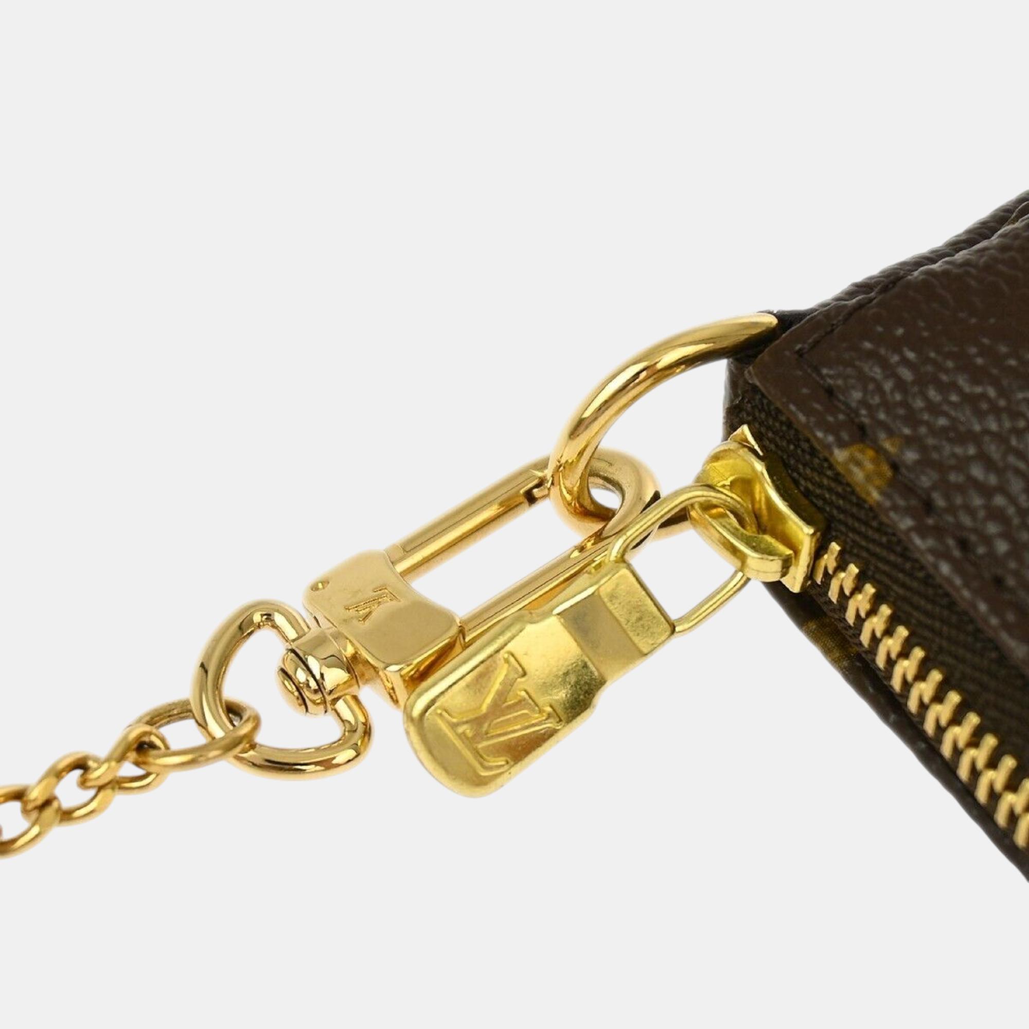 Louis Vuitton Monogram Mini Pochette Accessoires Handbag 