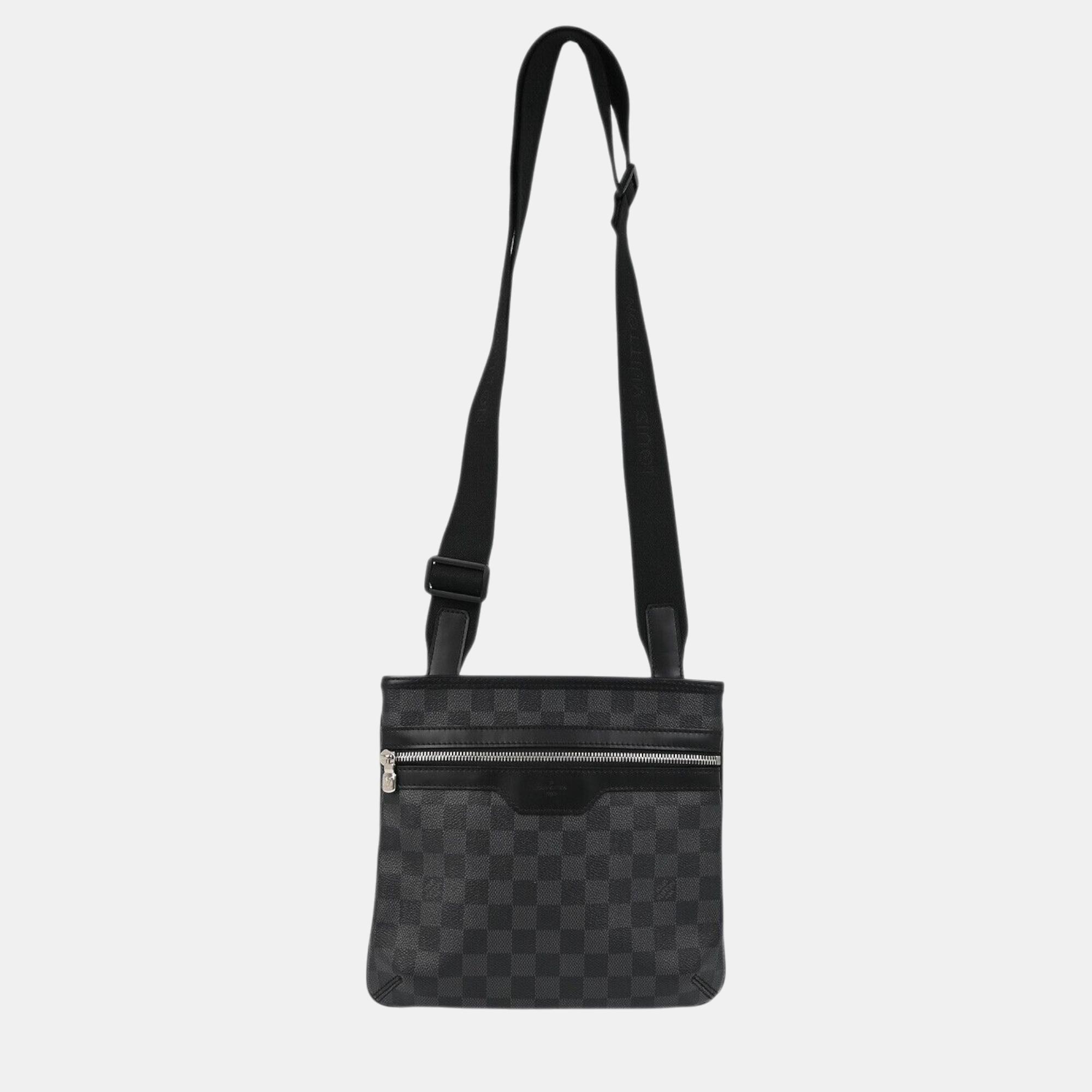 

Louis Vuitton Damier Graphite Thomas Crossbody Bag, Black