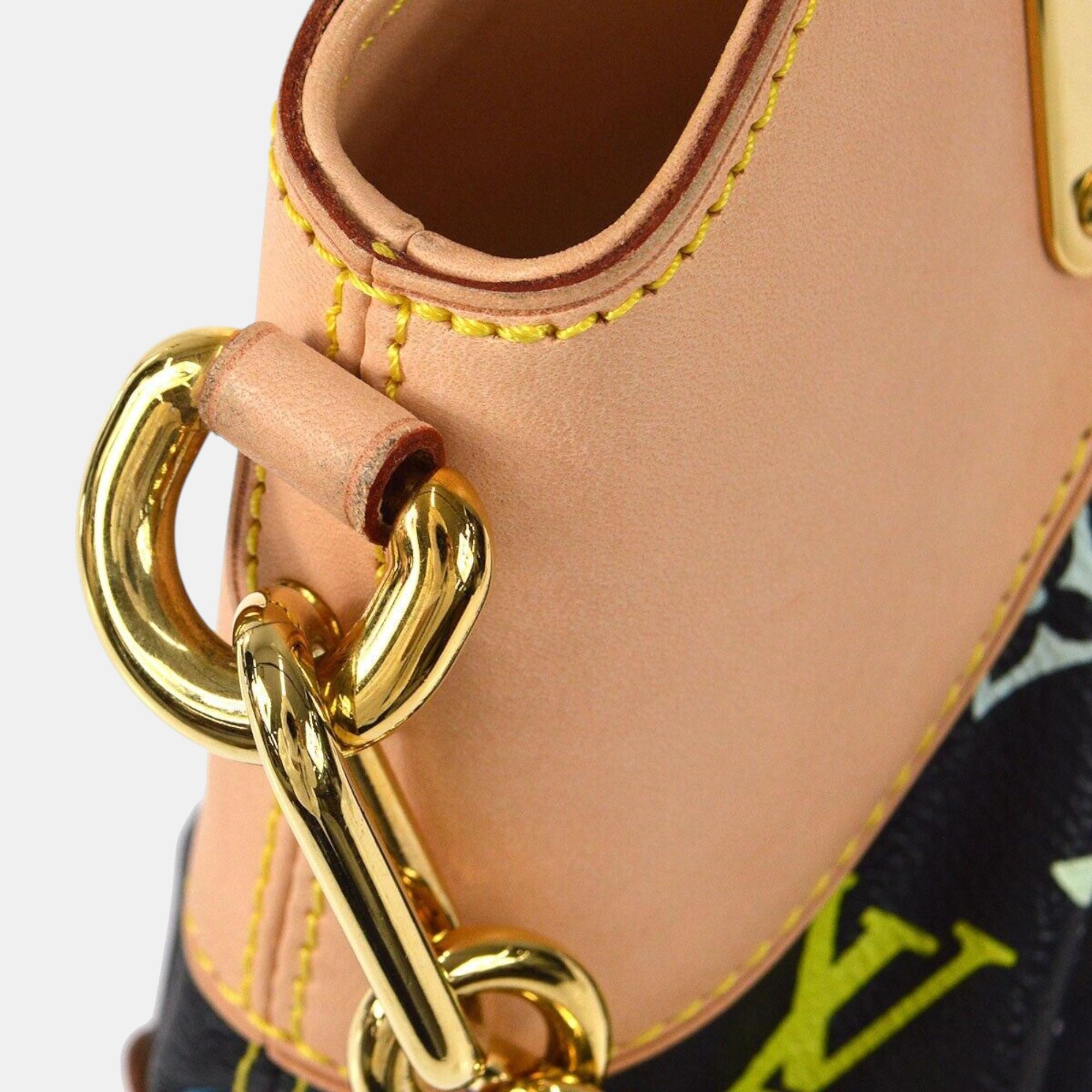 Louis Vuitton Black Monogram Multicolor Judy PM Handbag 