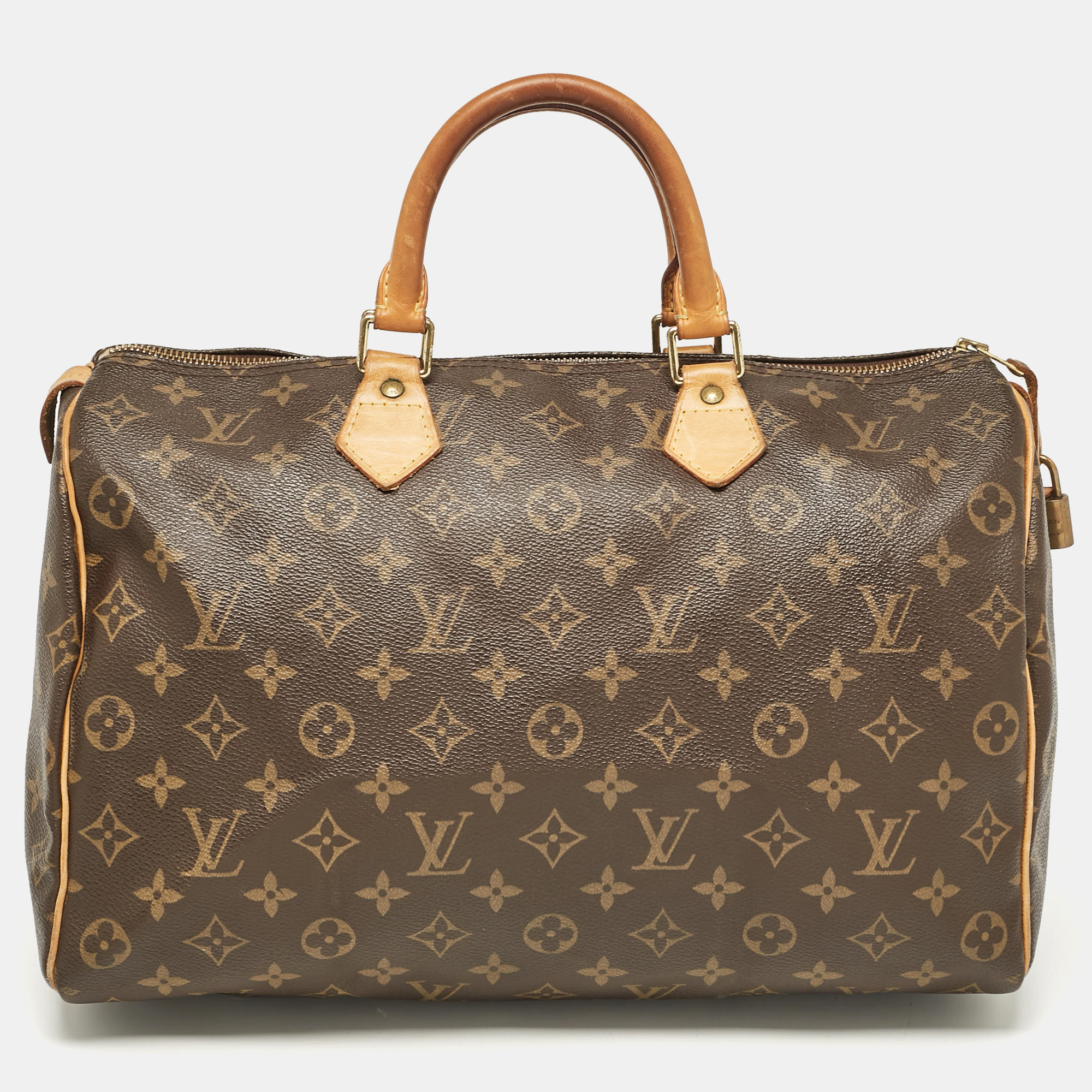 

Louis Vuitton Monogram Canvas Speedy Bandouliere 35 Bag, Brown