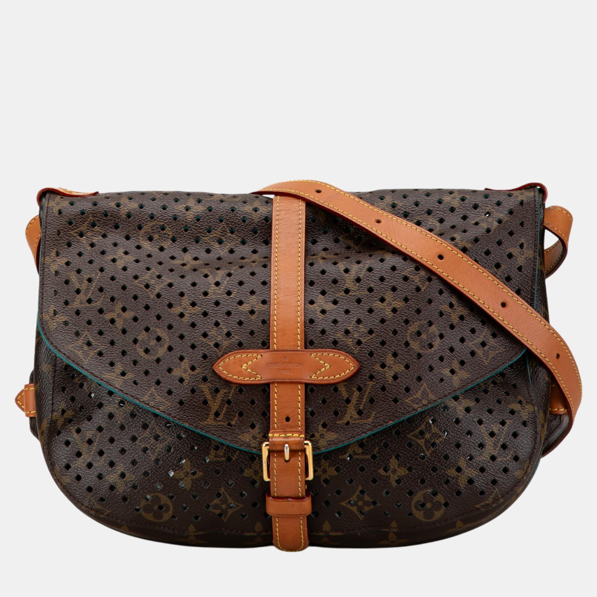 

Louis Vuitton Monogram Sofia Coppola Flore Saumur, Brown