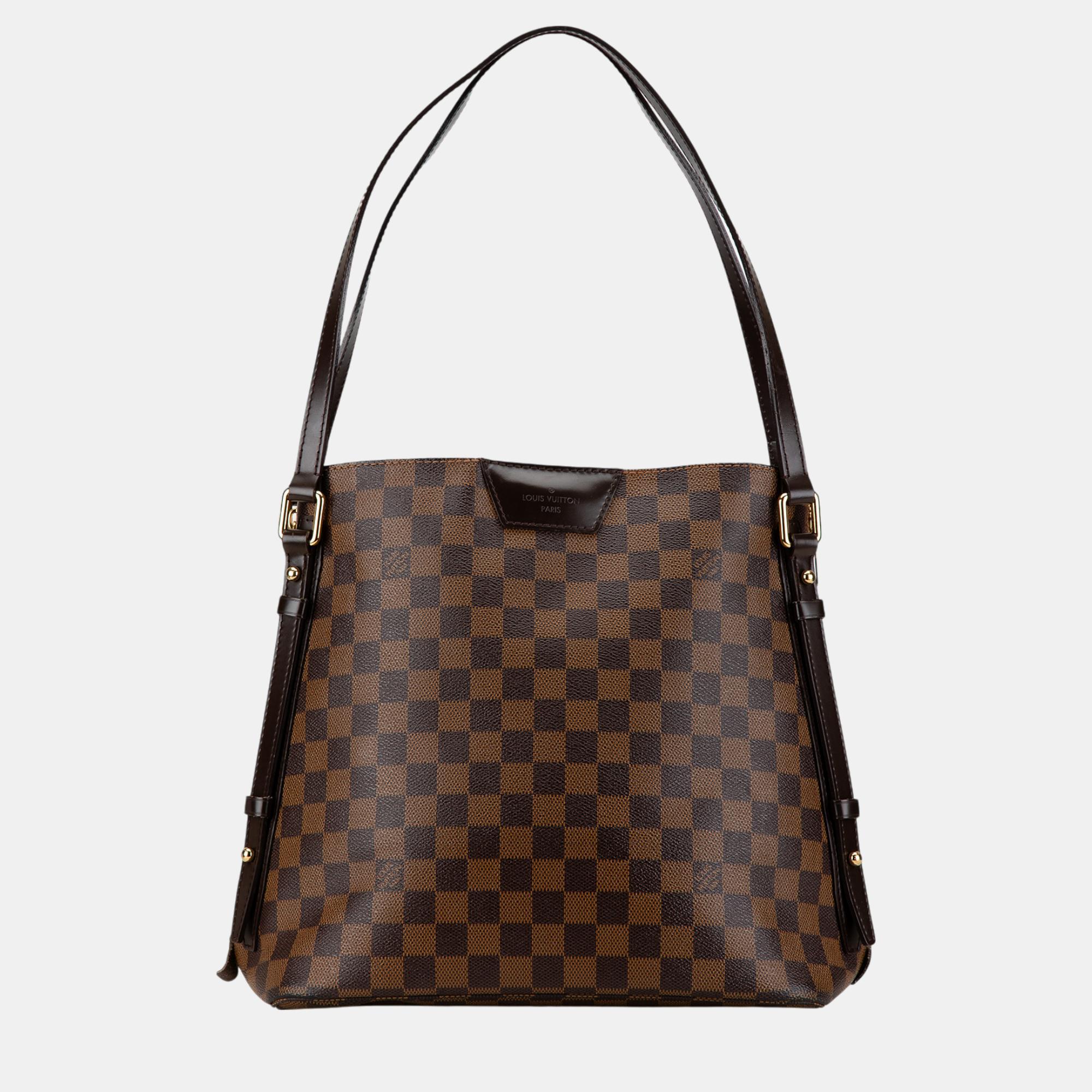 

Louis Vuitton Damier Ebene Cabas Rivington, Brown