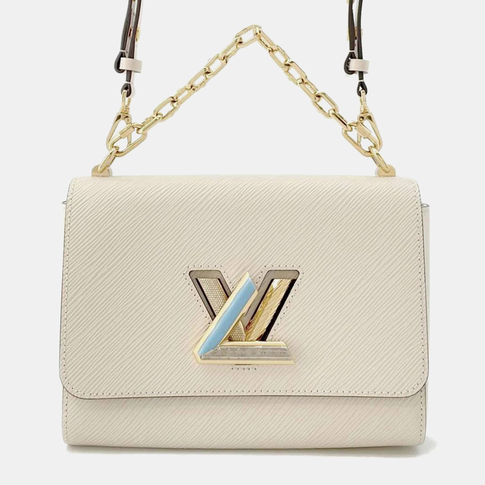 

Louis Vuitton Ivory Epi Leather Twist bag Size Mm, Cream