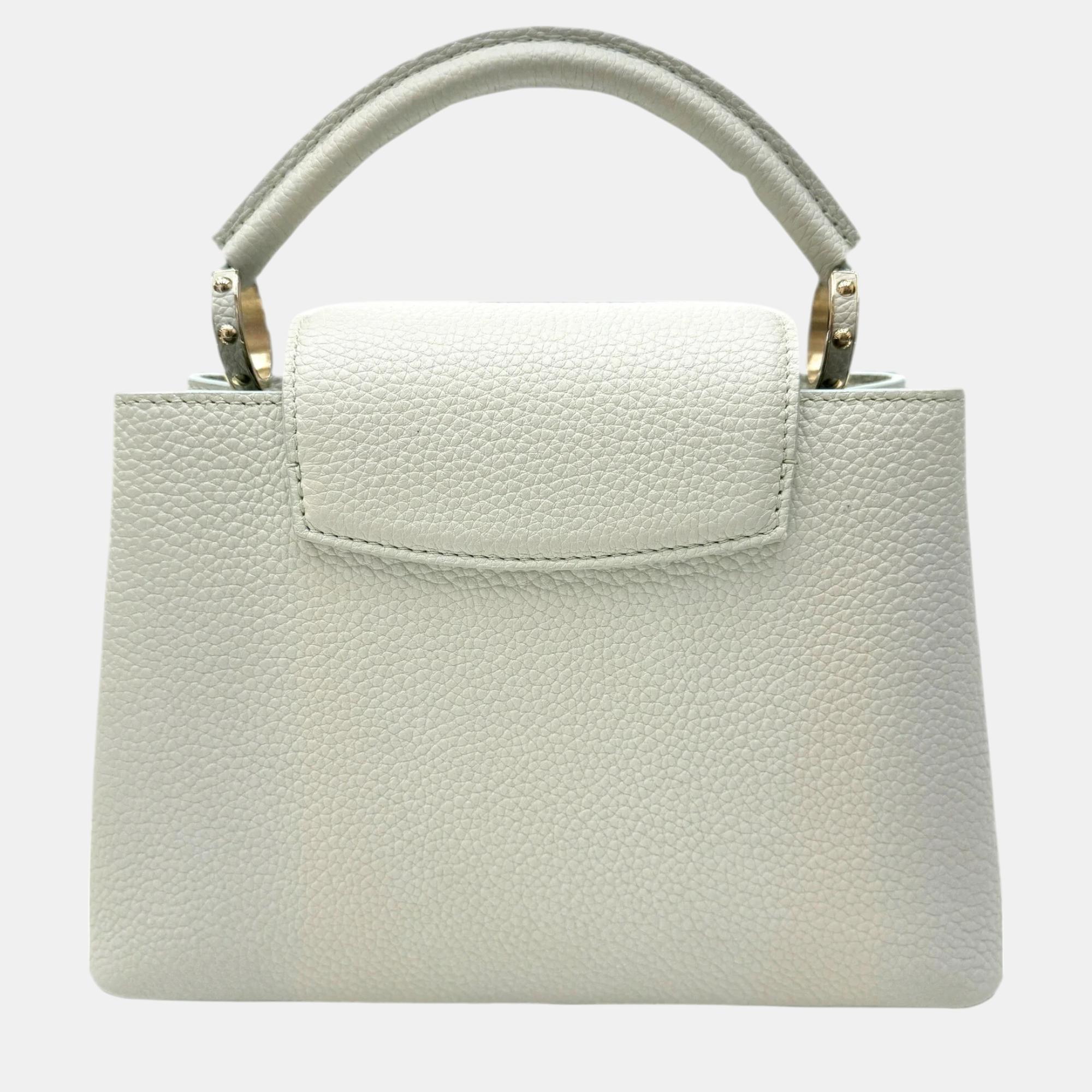 Louis Vuitton Taurillon Leather Capucines Bb Monogram Giant Flower bag 