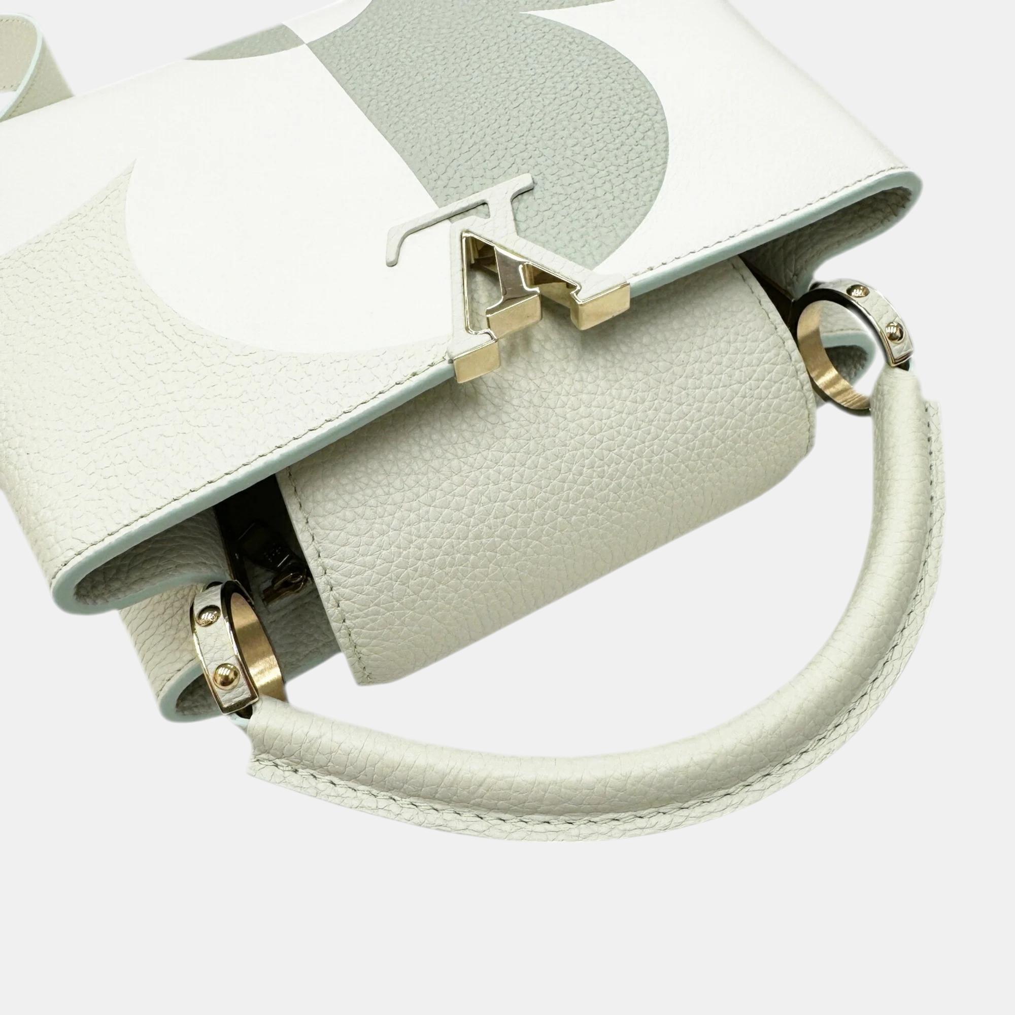 Louis Vuitton Taurillon Leather Capucines Bb Monogram Giant Flower bag 