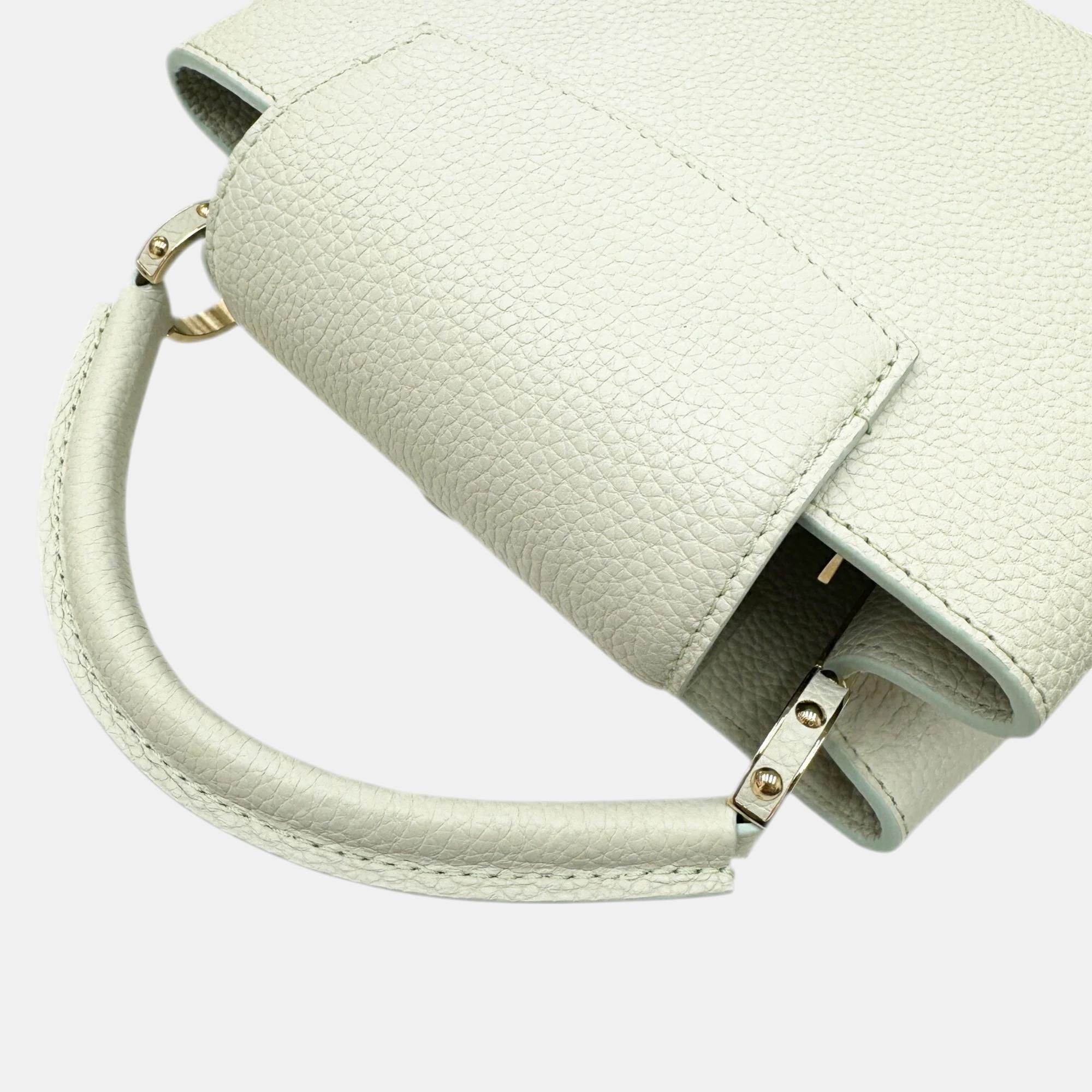 Louis Vuitton Taurillon Leather Capucines Bb Monogram Giant Flower bag 