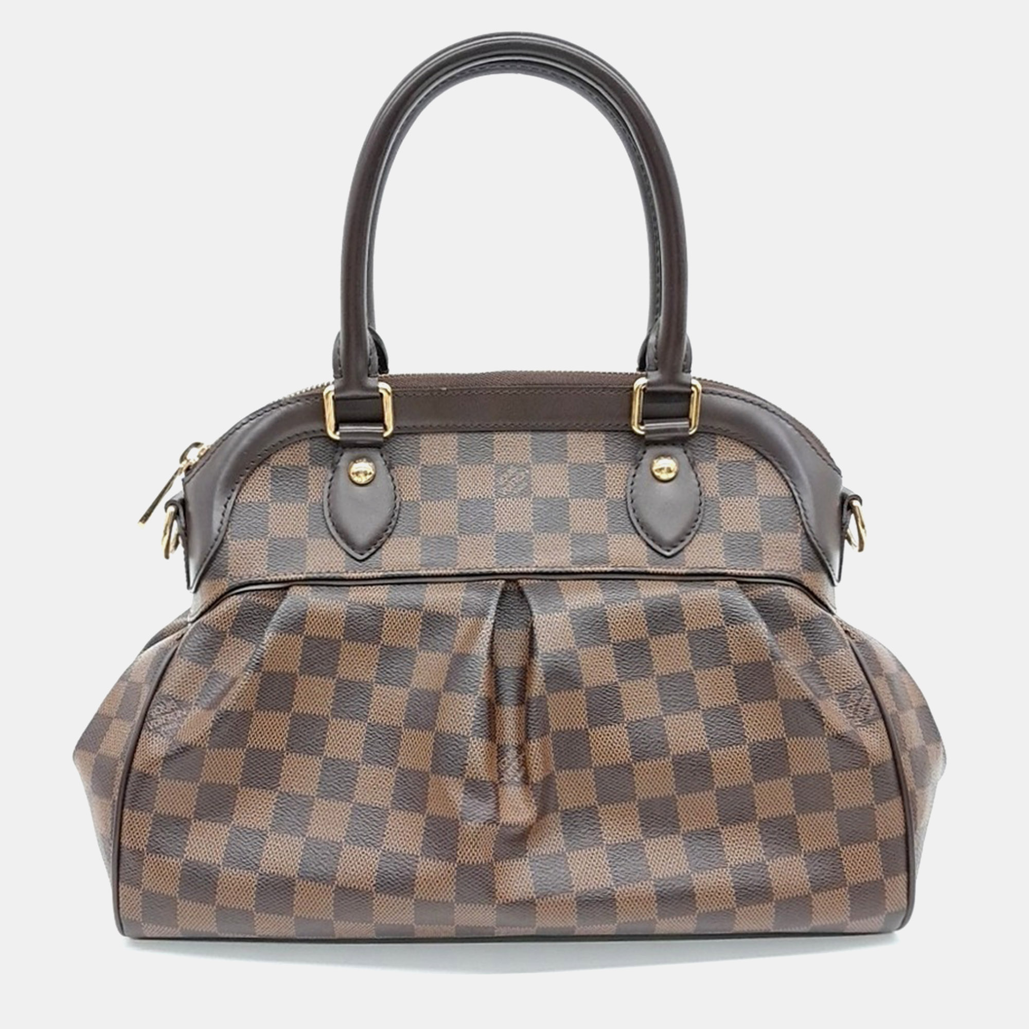 

Louis Vuitton Brown Leather and PVC Louis Vuitton Brown PVC Louis Vuitton Damier Trevi PM bag