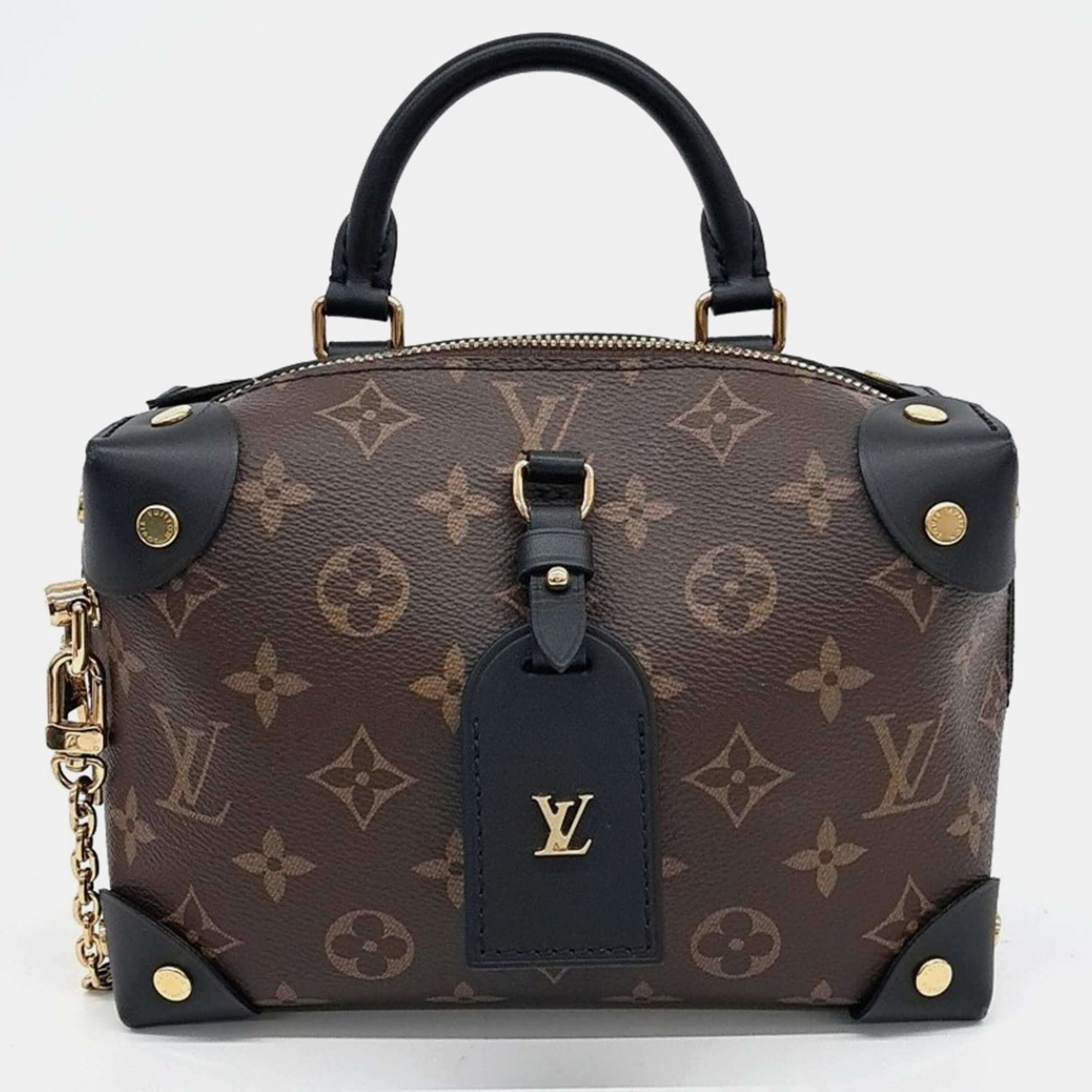 

Louis Vuitton Brown Coated Canvas and Leather Monogram Petite Mal Souffle Bag