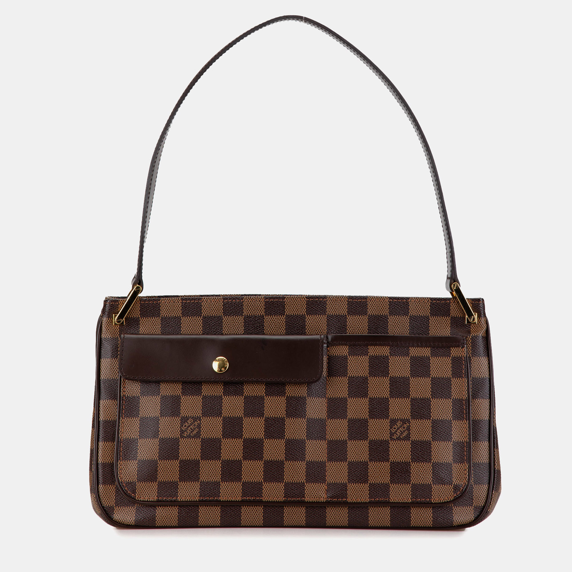 

Louis Vuitton Brown Canvas Louis Vuitton Damier Ebene Aubagne