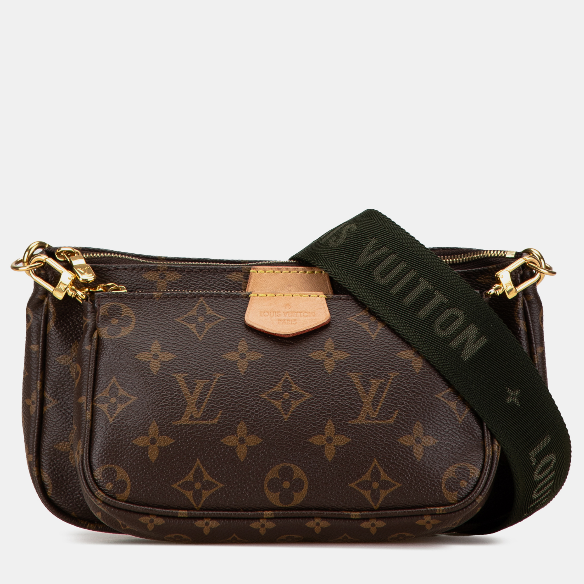 

Louis Vuitton Brown Coated Canvas Multi Pochette Accessoires Bag