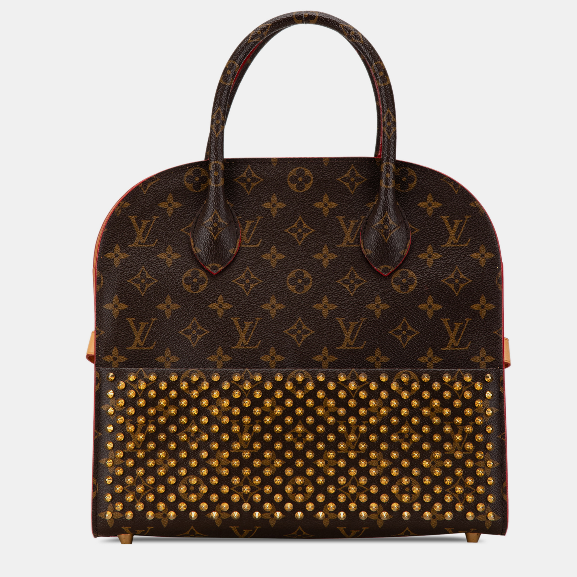 

Louis Vuitton Brown Coated Canvas x Christian Louboutin Iconoclast Tote