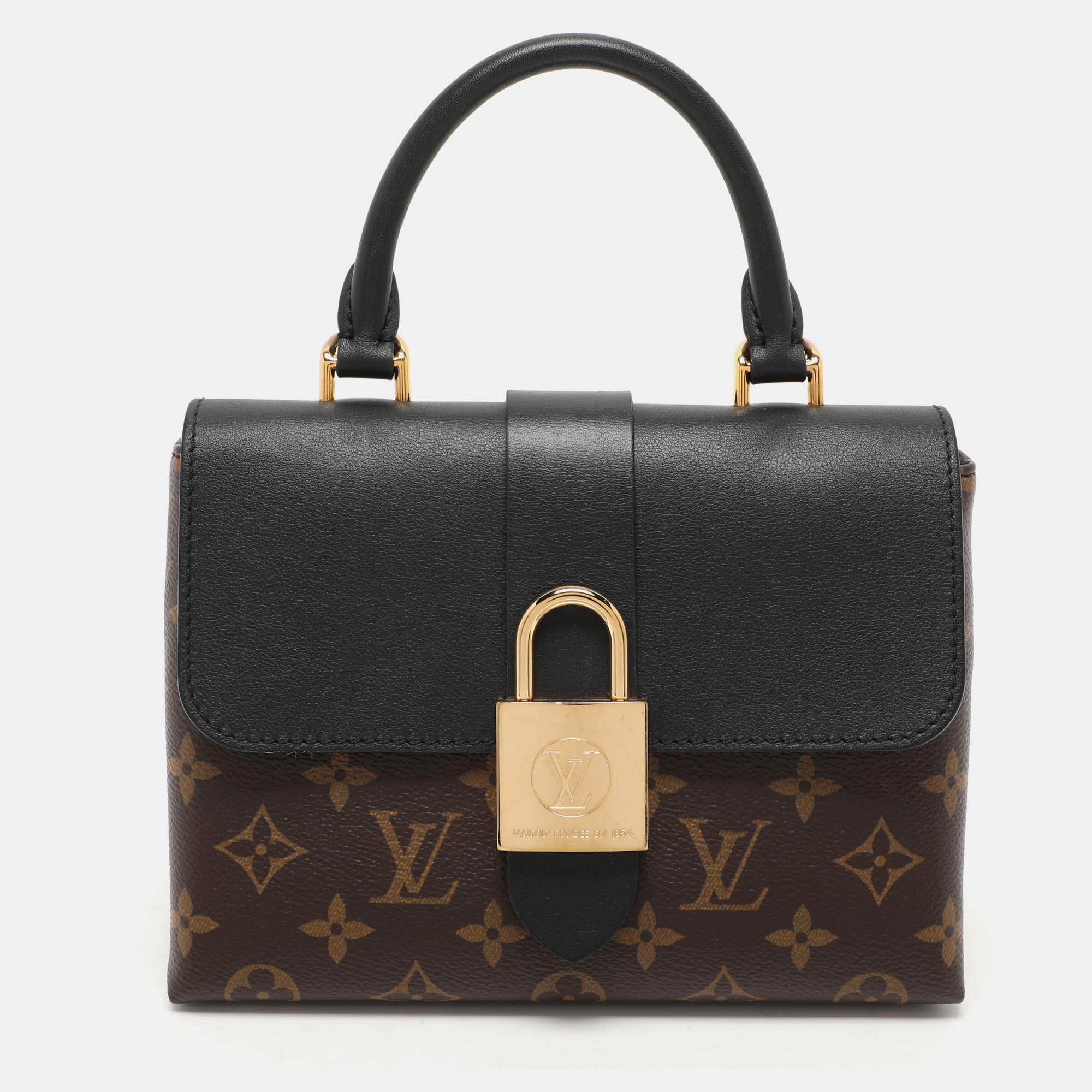 

Louis Vuitton Monogram Canvas and Leather Locky BB Bag, Brown