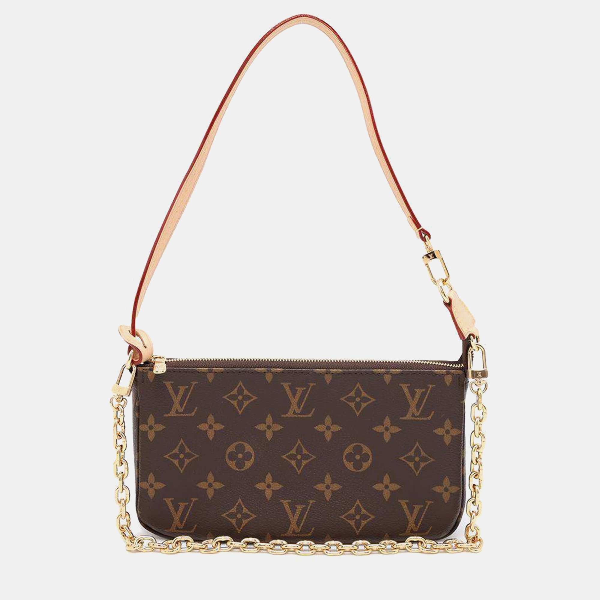 

Louis Vuitton Brown Monogram Pochette Accessoires Bag