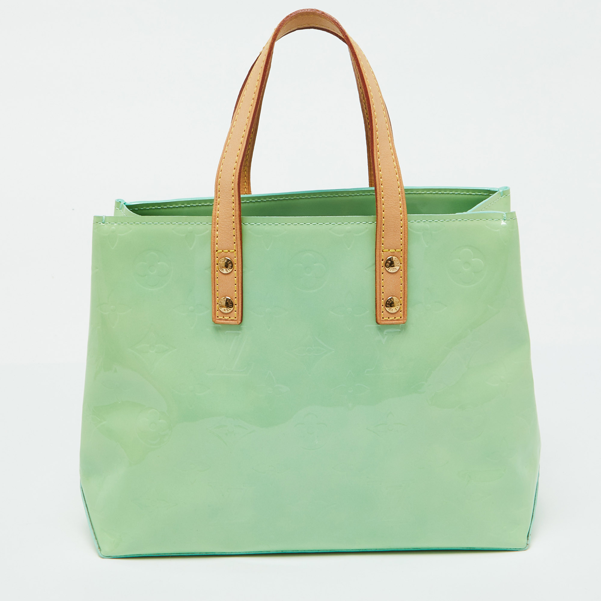 

Louis Vuitton Peppermint Monogram Vernis Reade PM Bag, Green