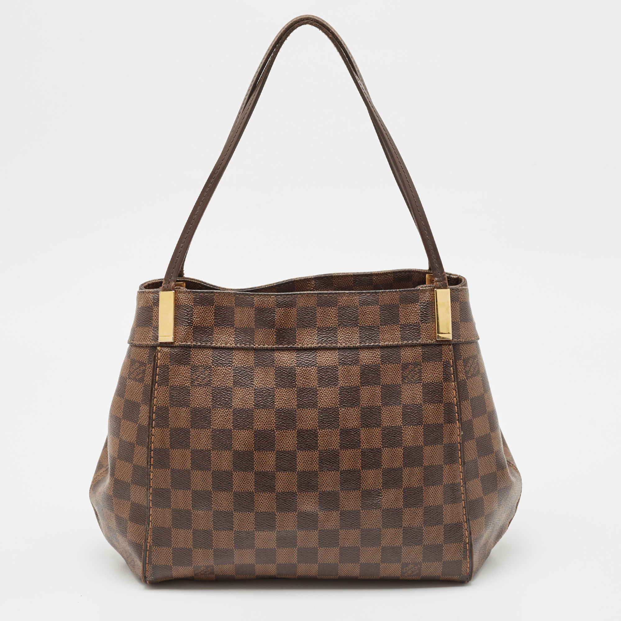 

Louis Vuitton Damier Ebene Canvas and Leather Marylebone PM Bag, Brown