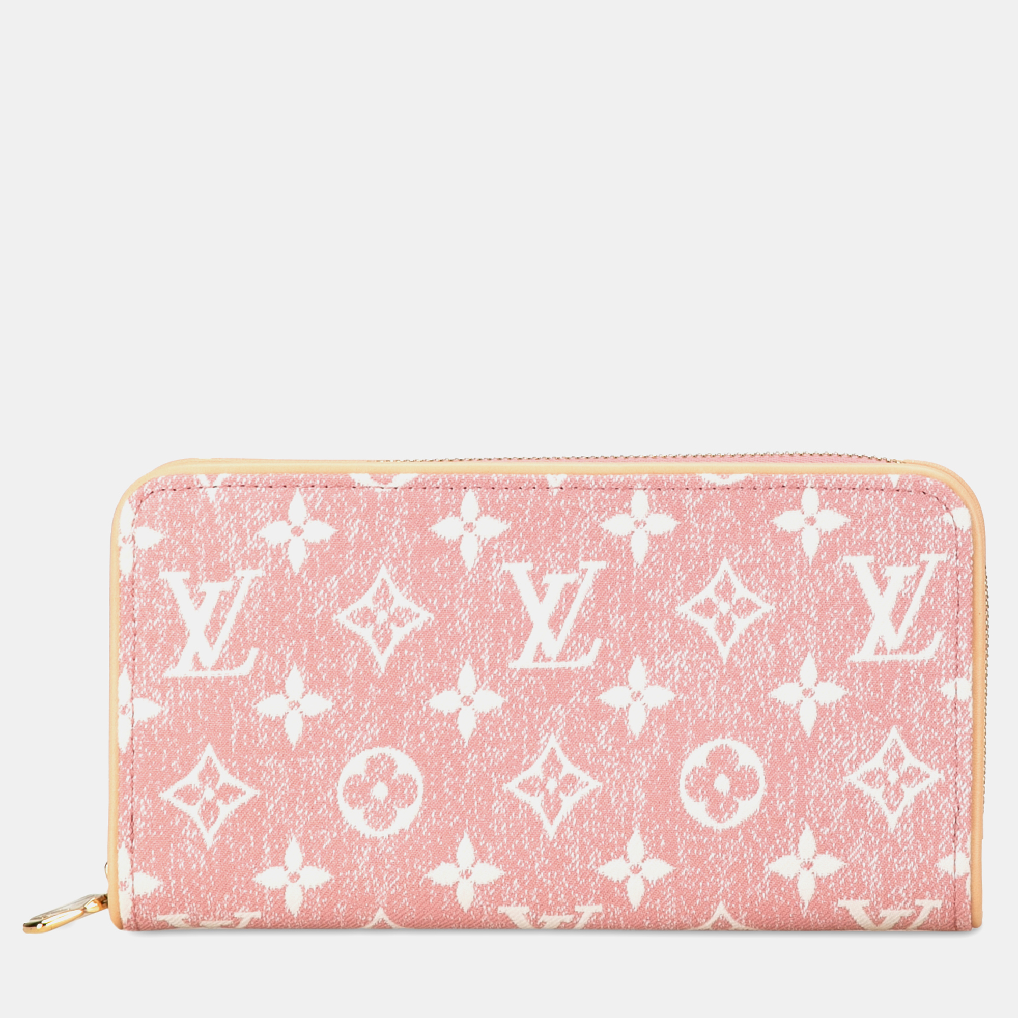 

Louis Vuitton Pink Denim and Fabric Louis Vuitton Monogram Denim Jacquard Zippy Wallet