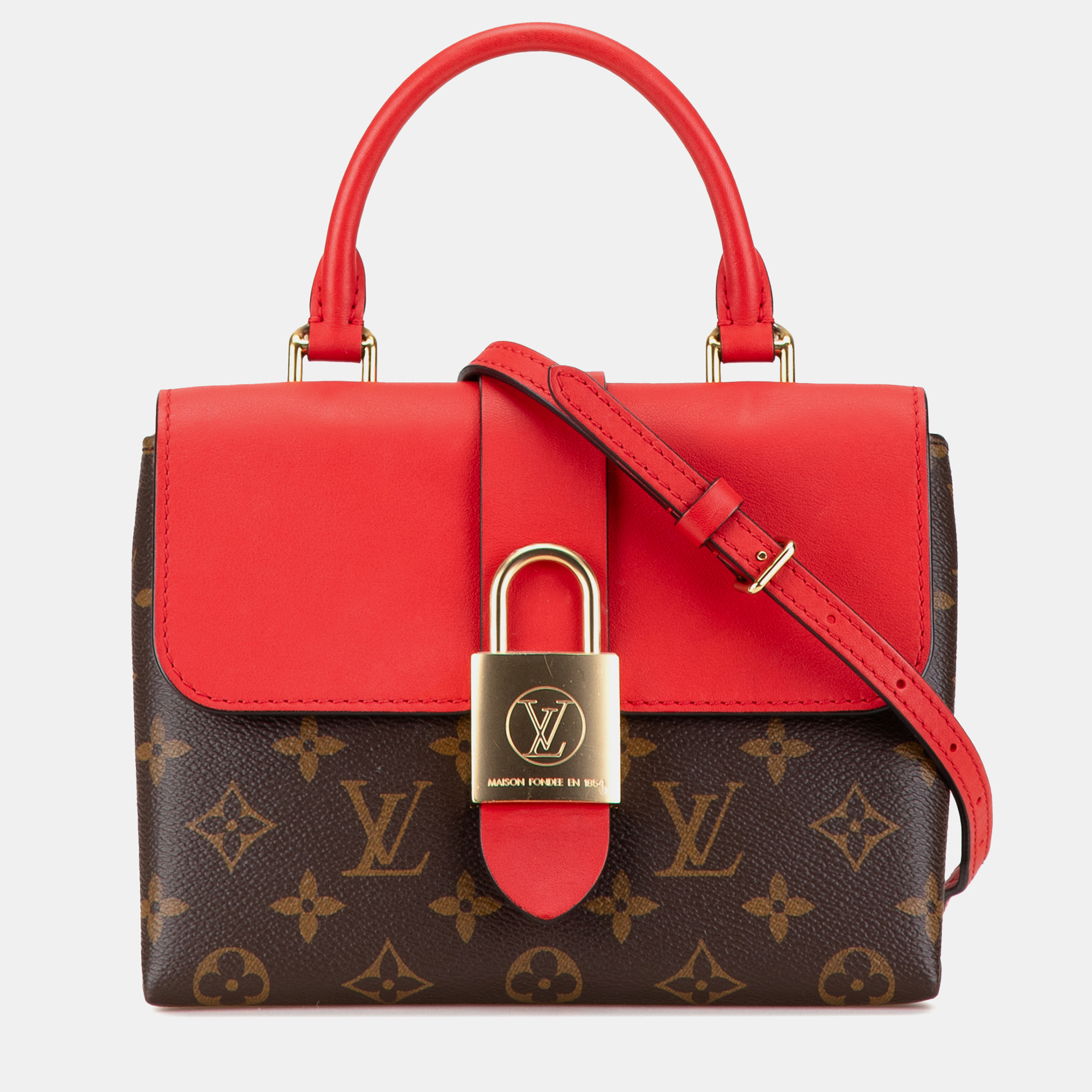 

Louis Vuitton Brown Canvas Louis Vuitton Monogram Locky BB