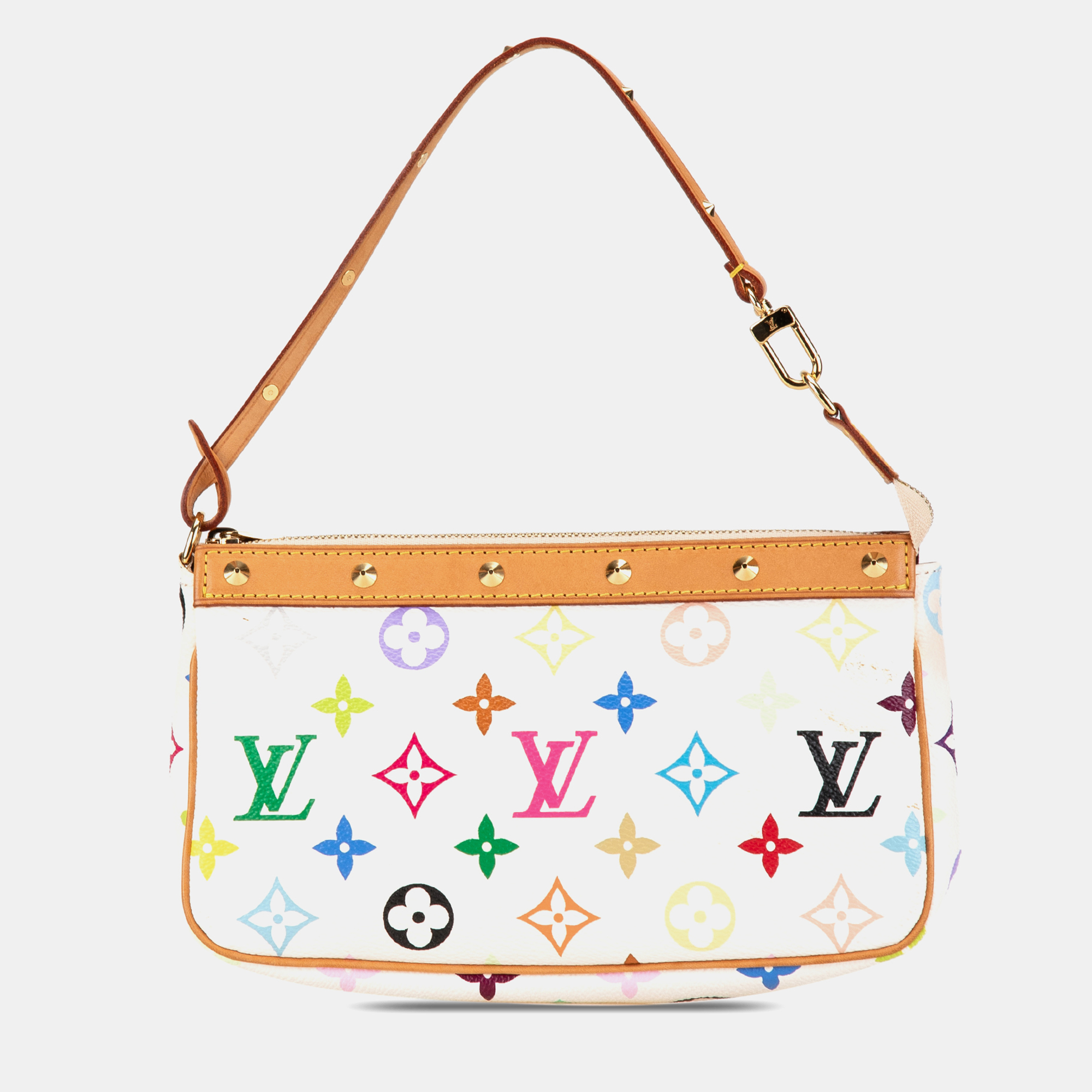 

Louis Vuitton Multicolor White Canvas Louis Vuitton Monogram Multicolore Pochette Accessoires