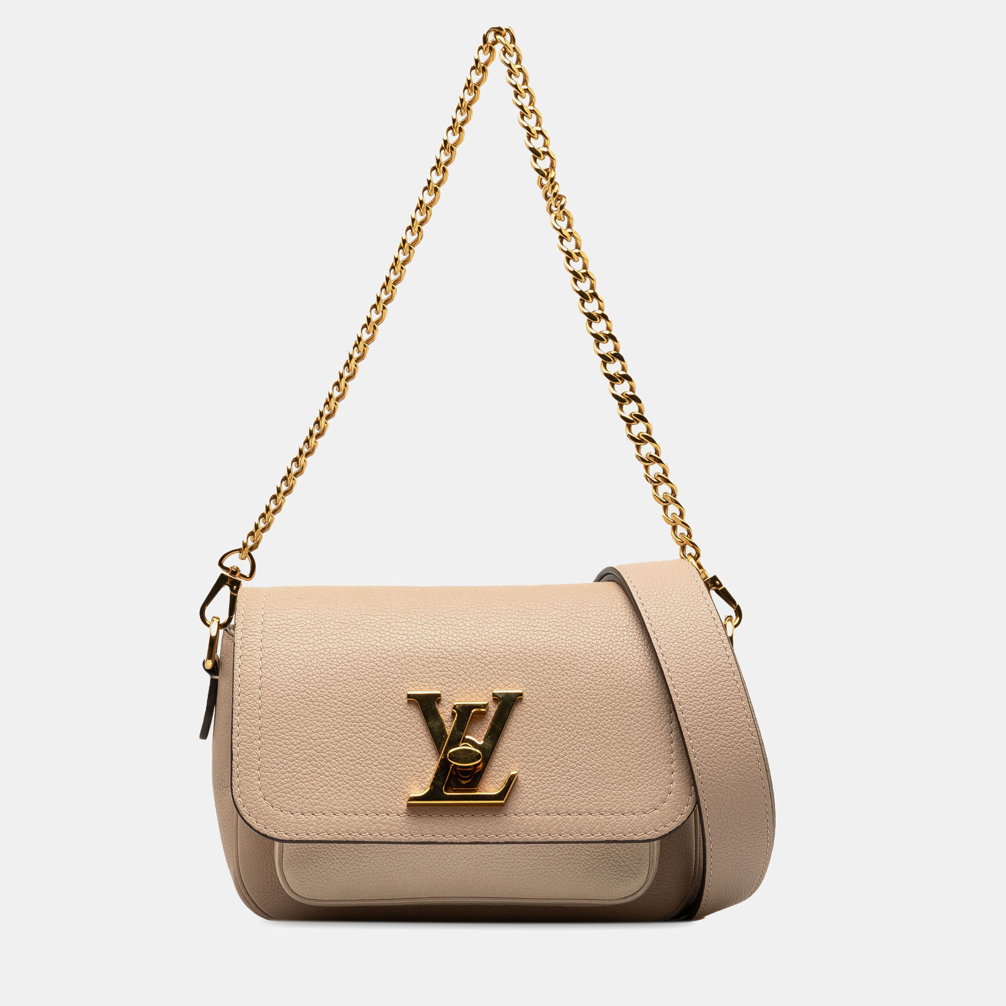 

Louis Vuitton Brown Calf Leather Lockme Tender