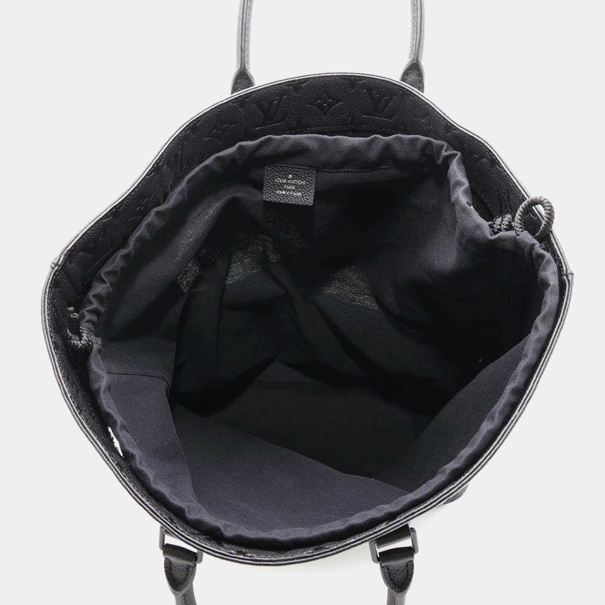 Louis Vuitton Black Monogram Empreinte Withholes MM Tote Bag 