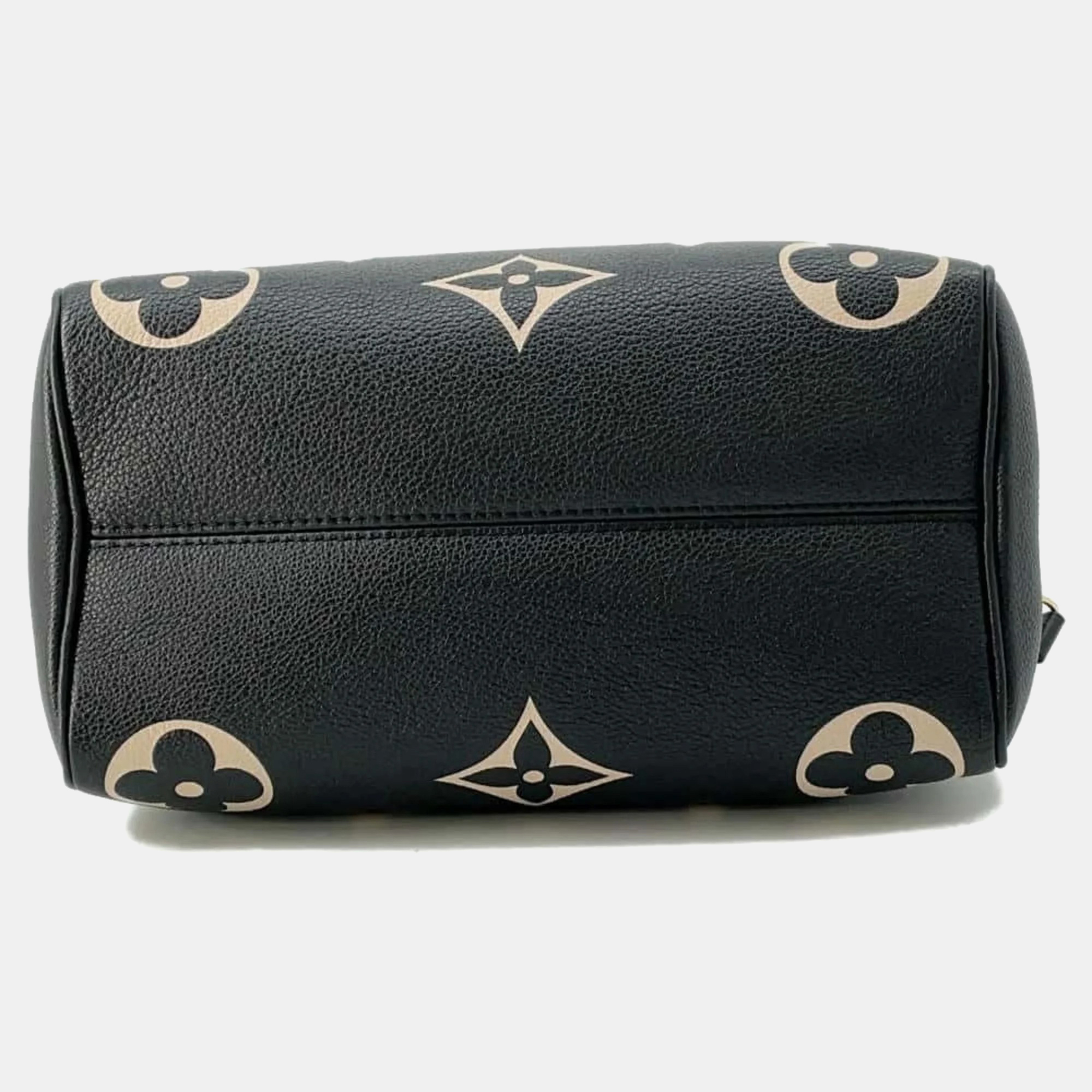 Louis Vuitton Black Monogram Empreinte Speedy Bandouliere 25 Shoulder Bag 